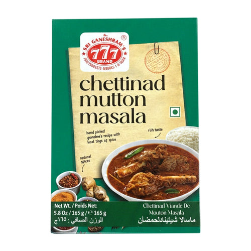 777 Chettinad Mutton Masala 165G - Spices & Curry Powder - Buy Online at Thurga Grocery