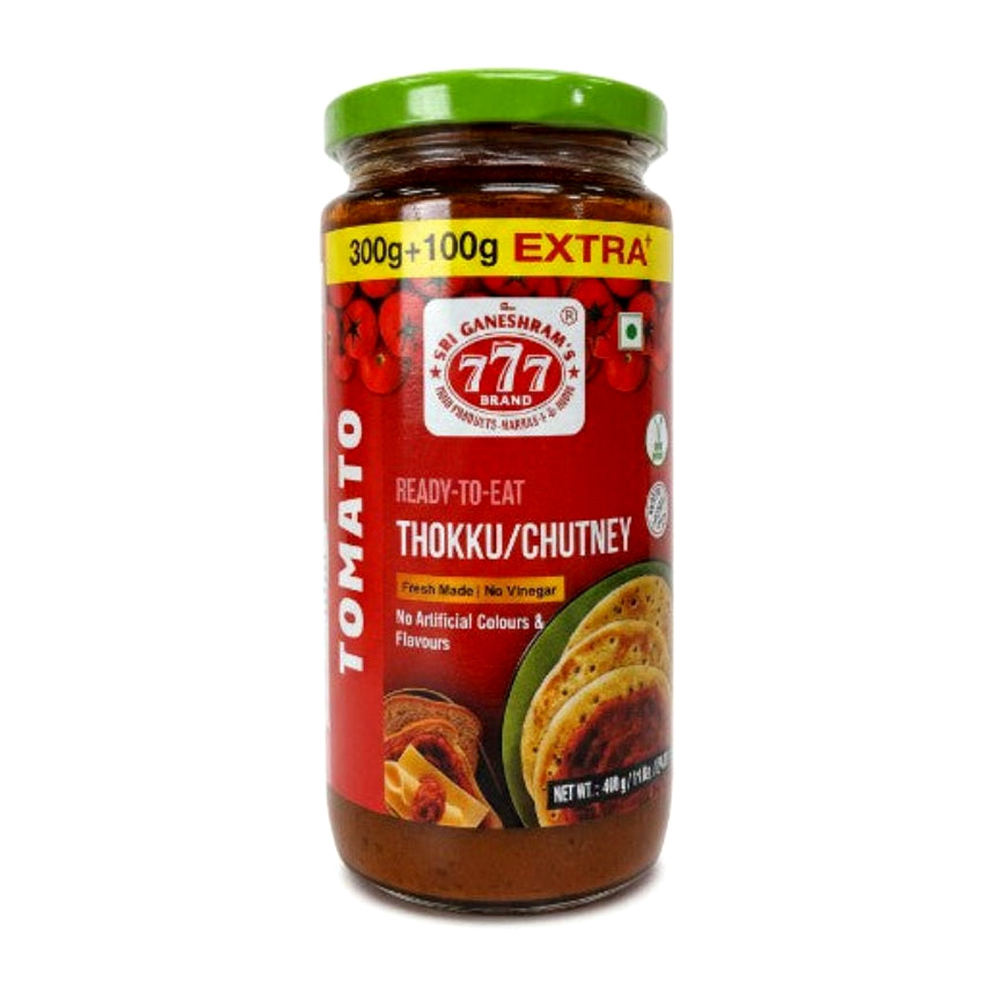 777 Thokku/Chutney 400G - Condiments & Pickles - Buy Online at Thurga Grocery