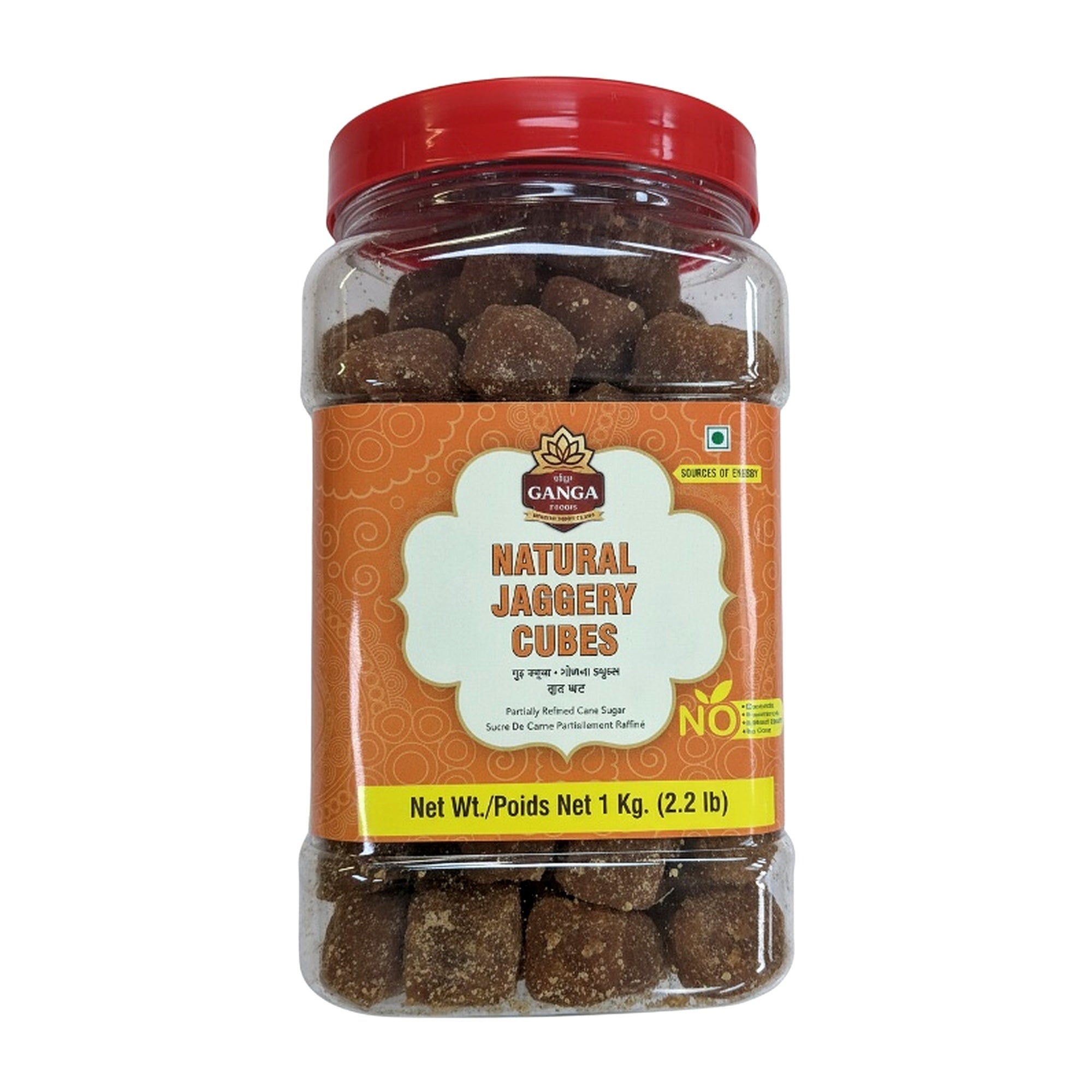 Ganga Jaggery Cubes 1Kg - Rice & Flours - Buy Online at Thurga Grocery
