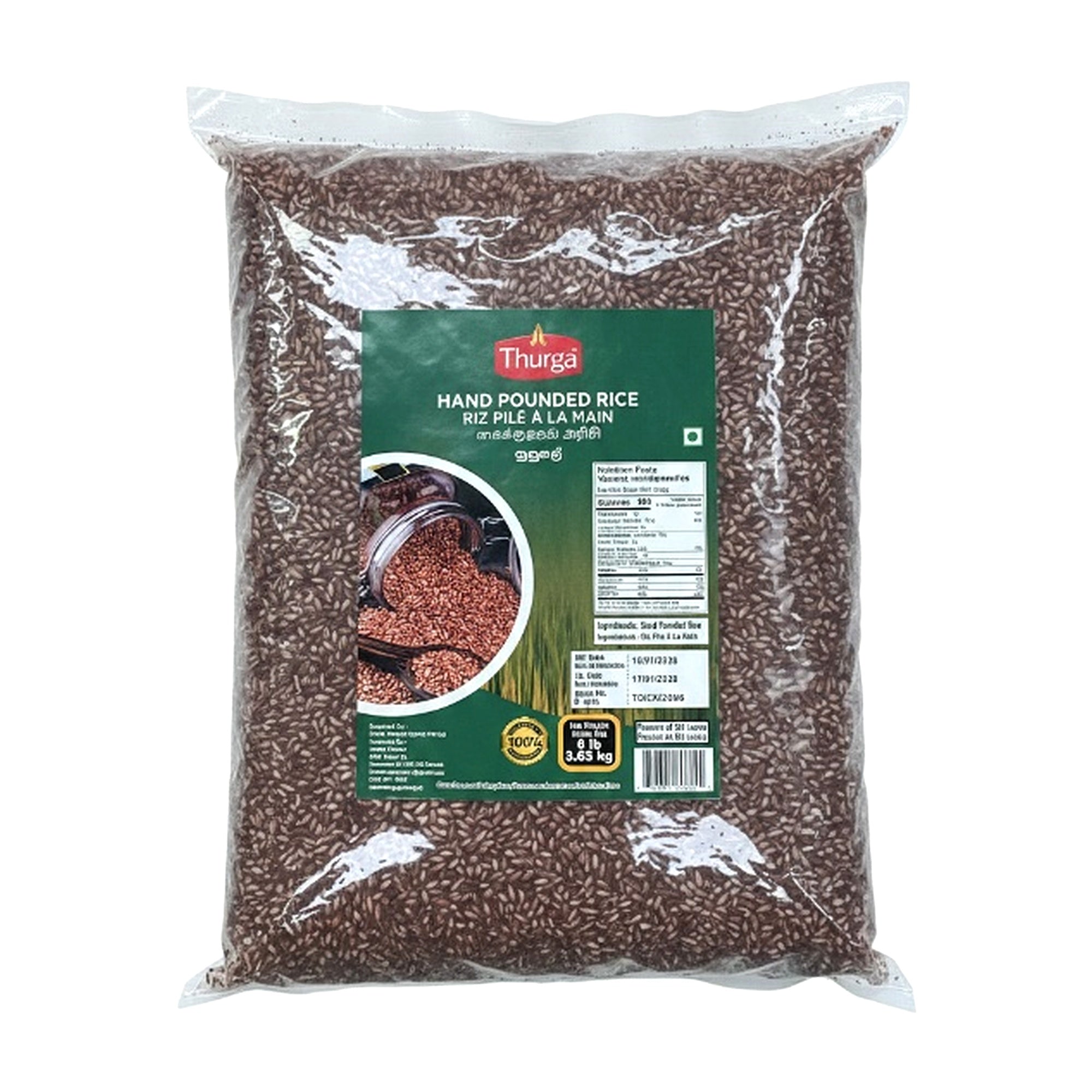 Hand Pounded Rice 8Lb - Rice & Flours - Buy Online at Thurga Grocery