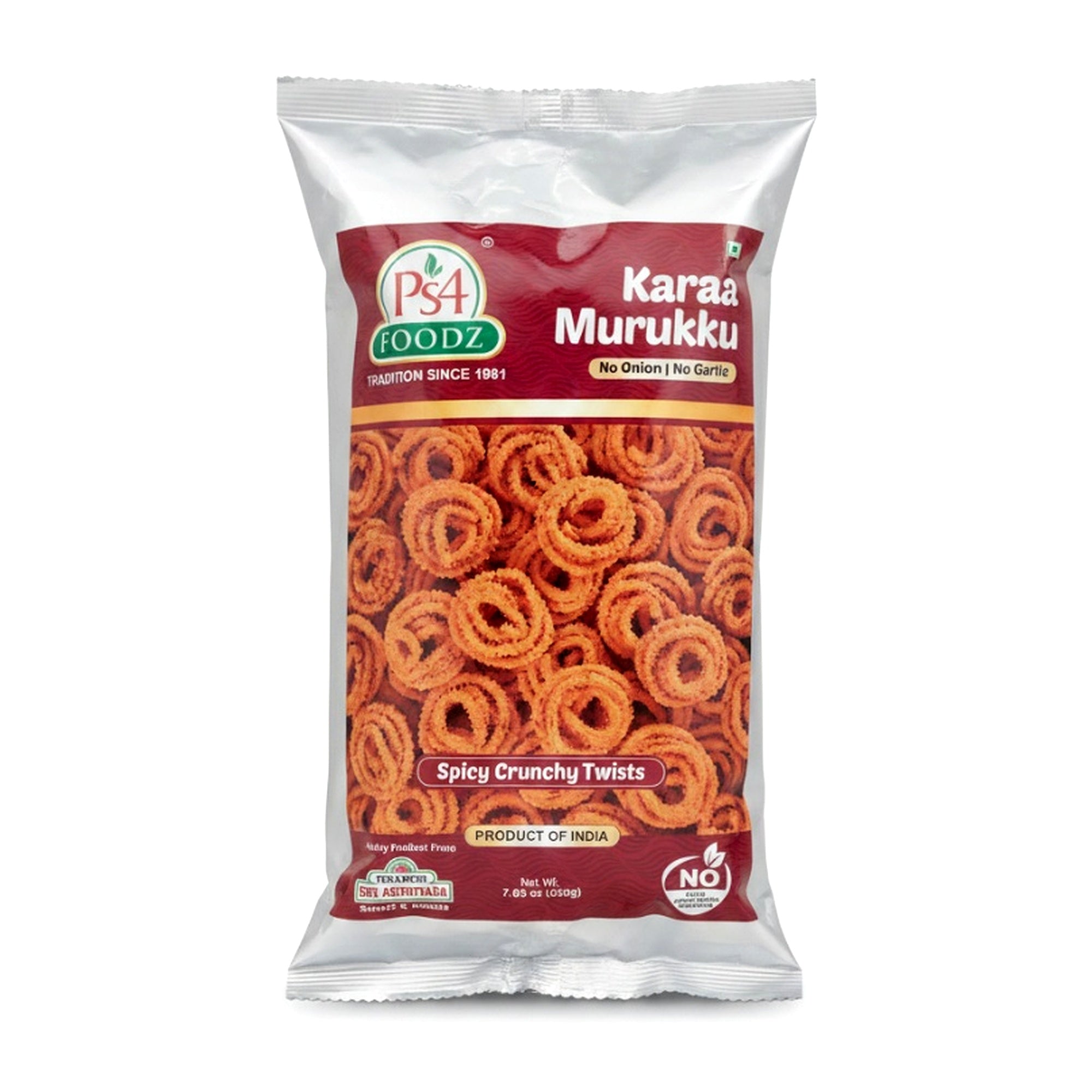 Ps4 Foodz Karaa Murukku 200G - Ready to Eat Foods - Buy Online at Thurga Grocery