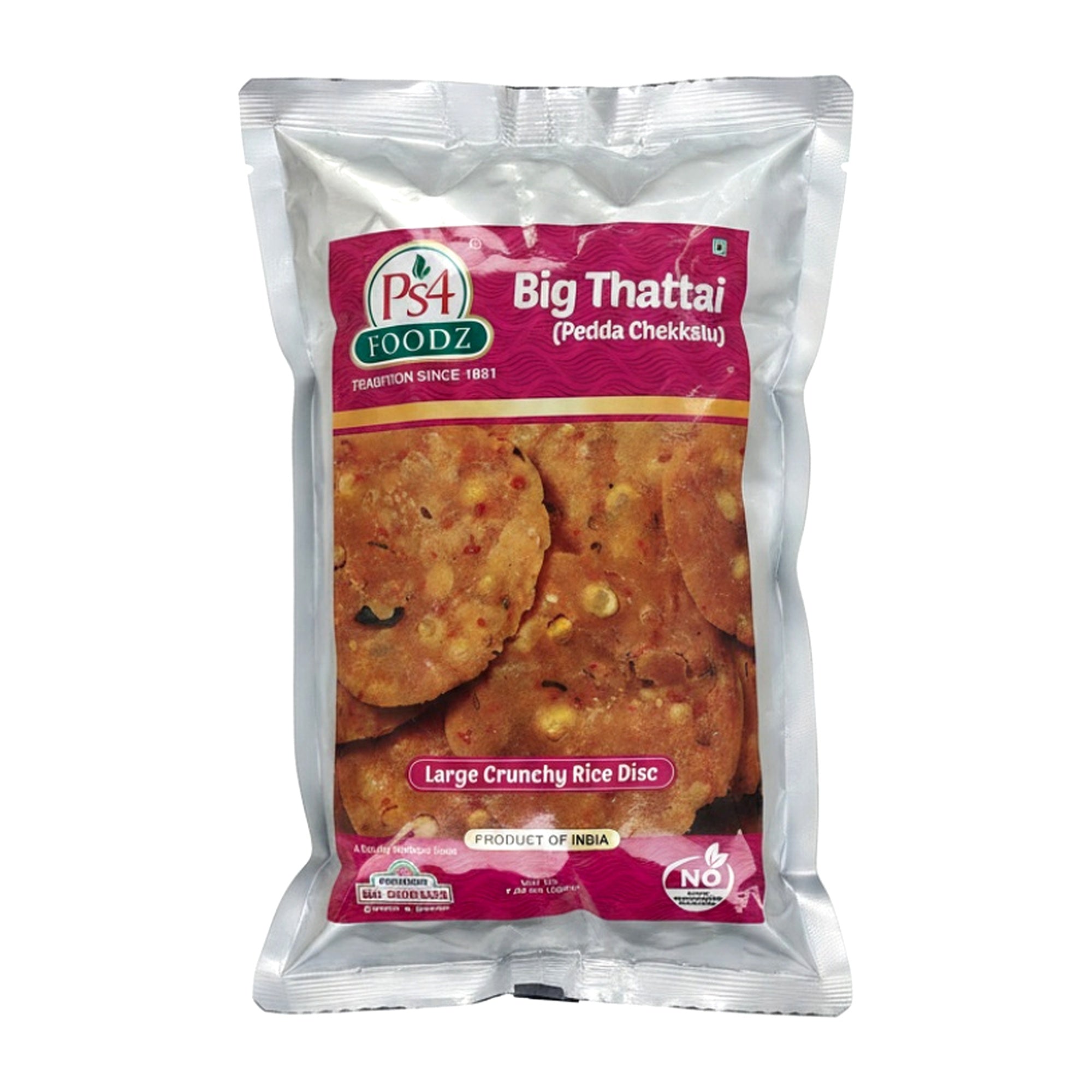 Ps4 Foodz Big Thattai 200G - Ready to Eat Foods - Buy Online at Thurga Grocery