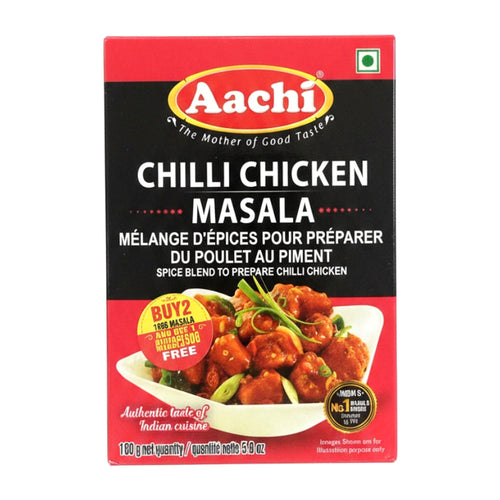 Aachi Chilli Chicken Masala 160G - Spices & Curry Powder - Buy Online at Thurga Grocery