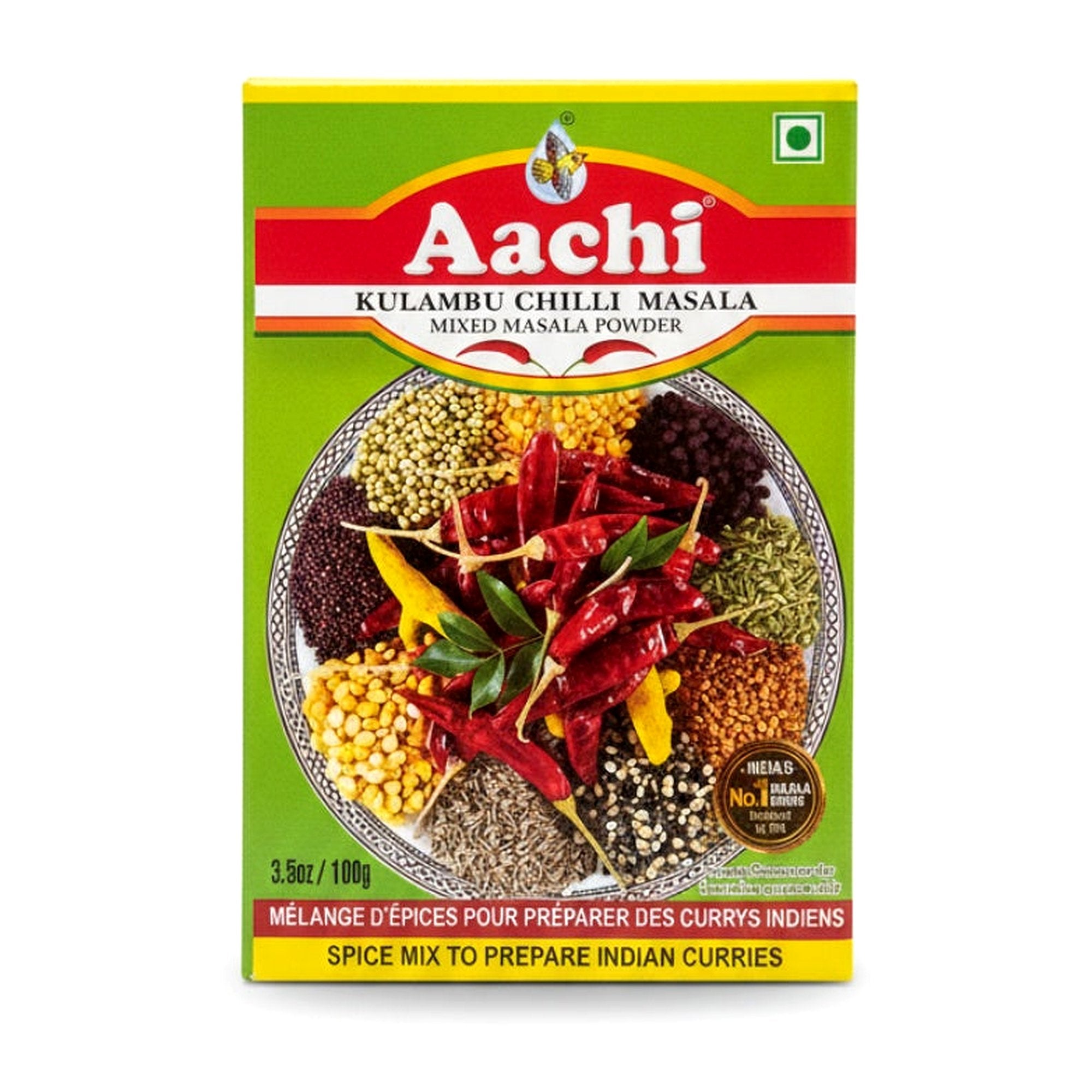Aachi Kashmiri Chilli Pwdr 100G - Spices & Curry Powder - Buy Online at Thurga Grocery