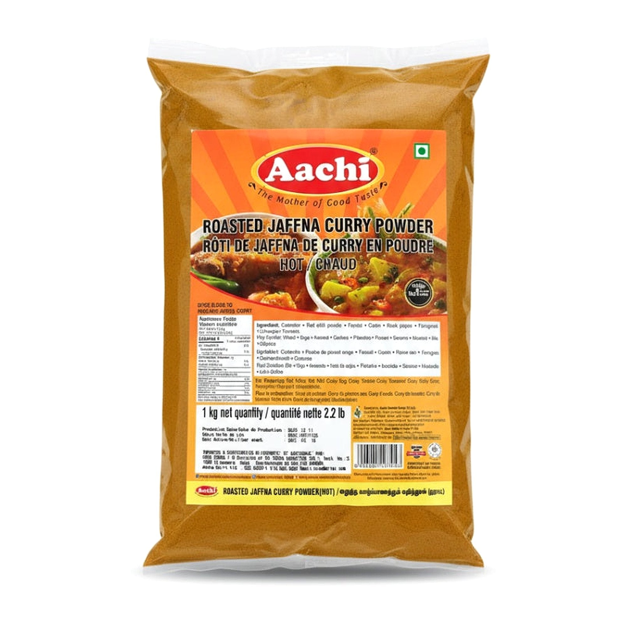 Aachi Roasted Jaffna Curry Pwdr 1Kg - Spices & Curry Powder - Buy Online at Thurga Grocery