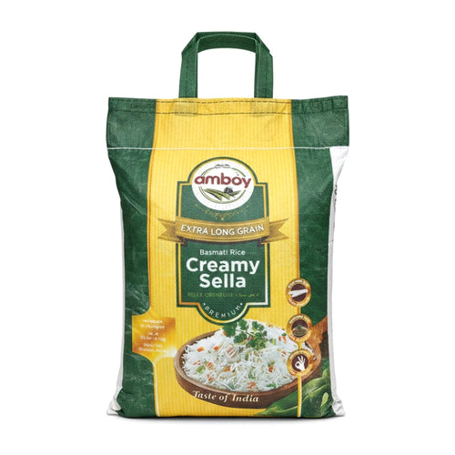 Ambay Basmati Rice Creamy Sella 10Lbs - Rice & Flours - Buy Online at Thurga Grocery