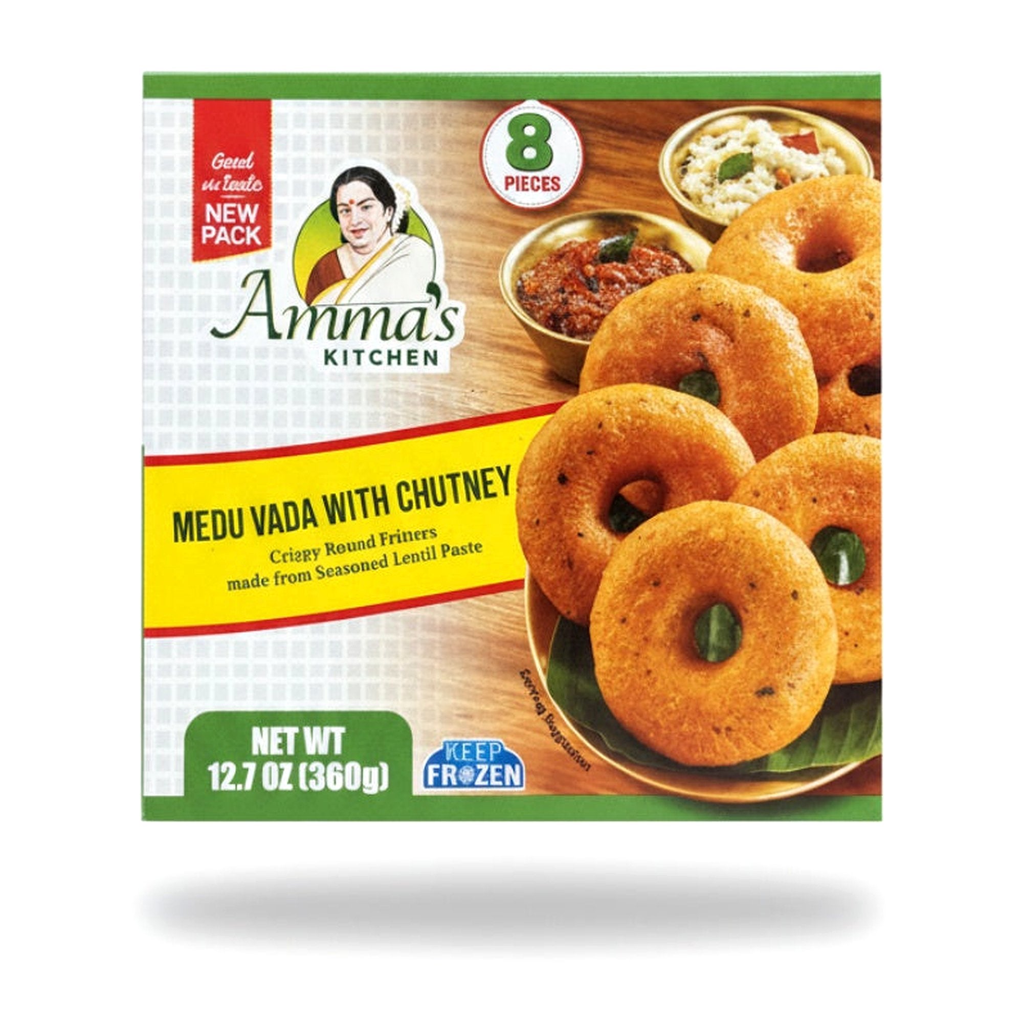 AMMA'S KITCHEN MEDU VADA WITH CHUTNEY 360G