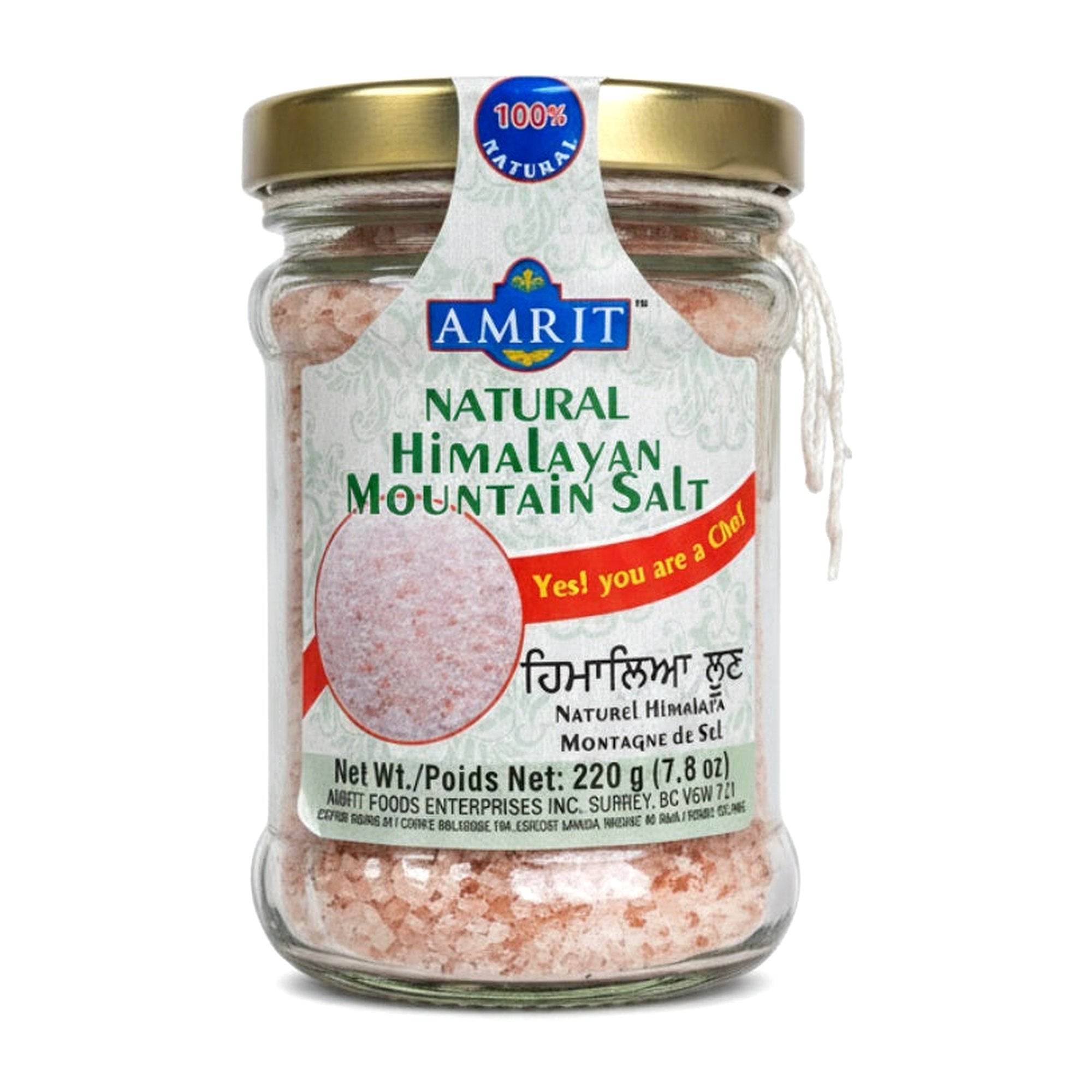 Amrit Himalayan Salt 220G - Spices & Curry Powder - Buy Online at Thurga Grocery