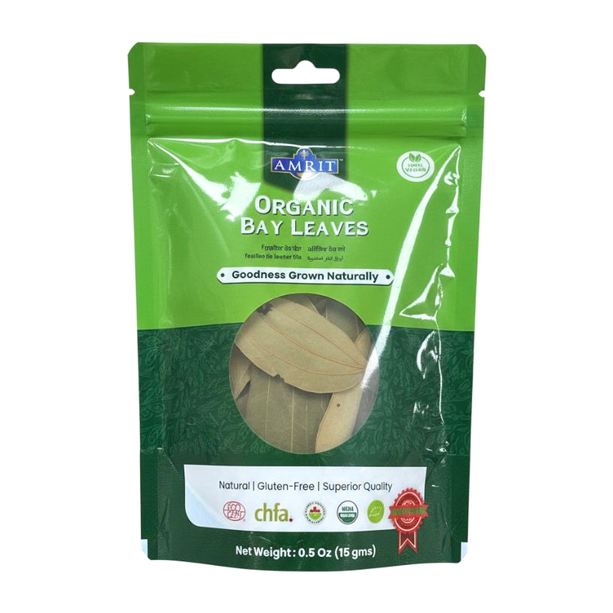 Amrit Organic Bay Leaves 15G - Dehydrated foods - Buy Online at Thurga Grocery