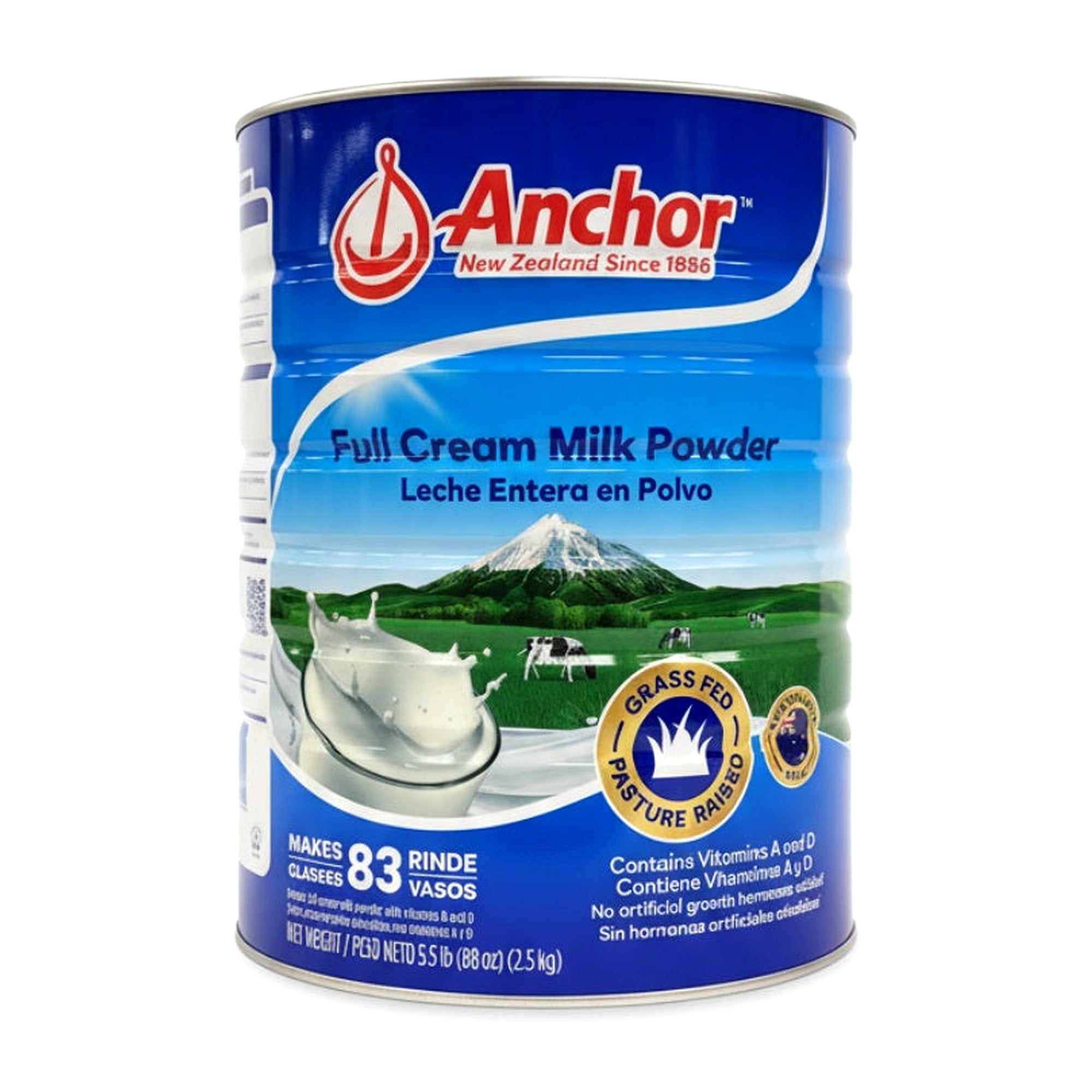 Anchor Full Cream Milk Powder 2.5Kg - Drinks, Rice & Flours - Buy Online at Thurga Grocery