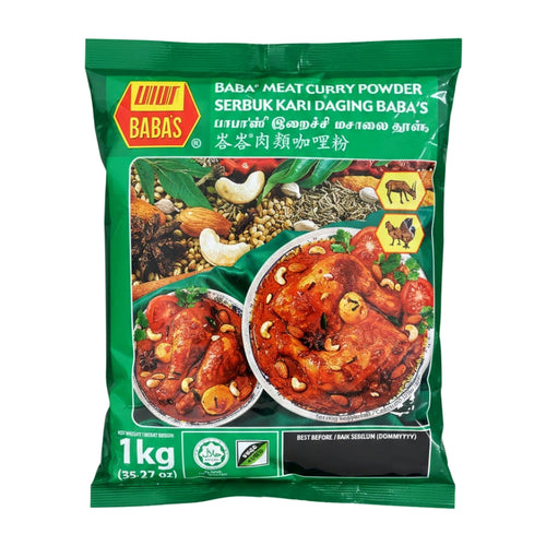 Babas Meat Curry Pwdr 1Kg - Spices & Curry Powder - Buy Online at Thurga Grocery