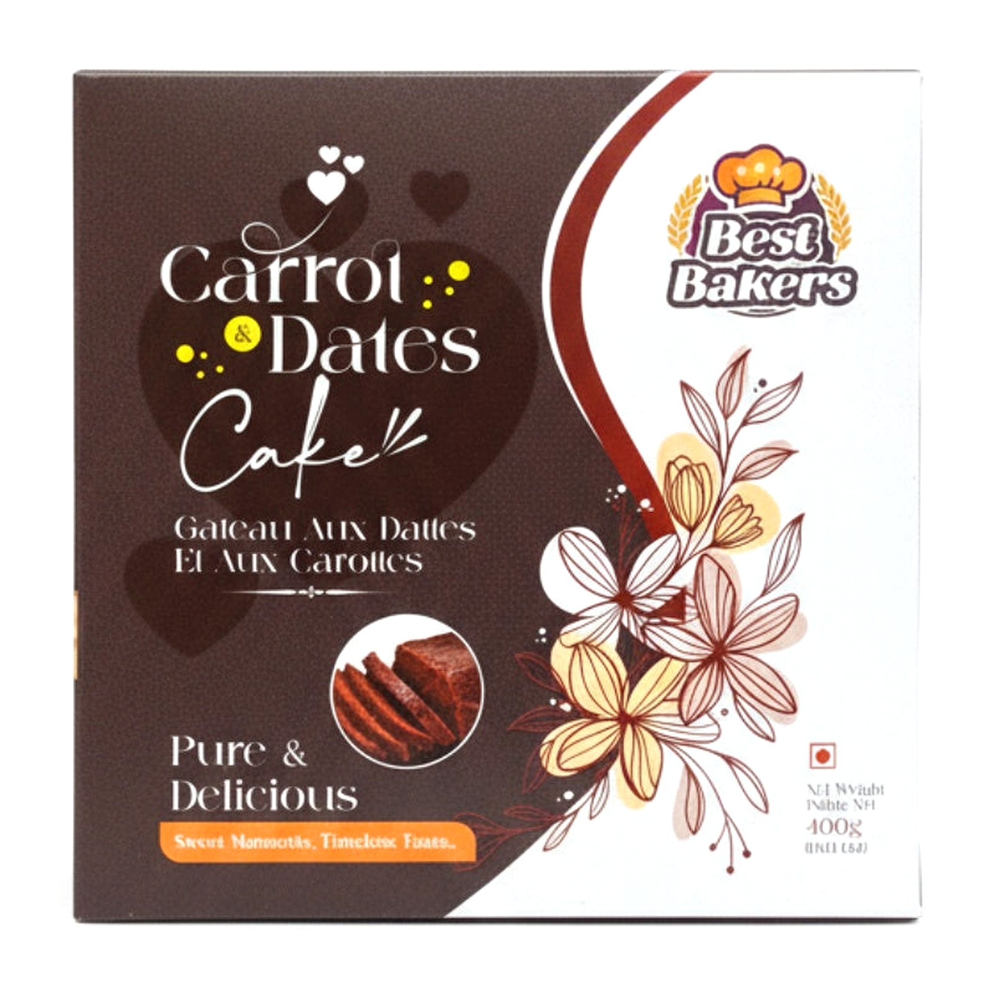 BEST BAKERS CARROT DATES 400G