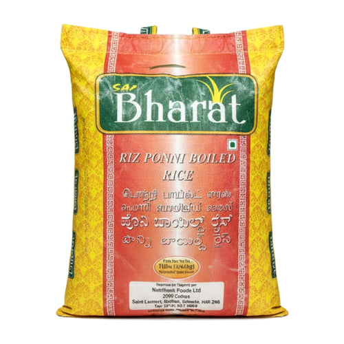 Bharat Ponni Boiled Rice 10Lb - Rice & Flours - Buy Online at Thurga Grocery