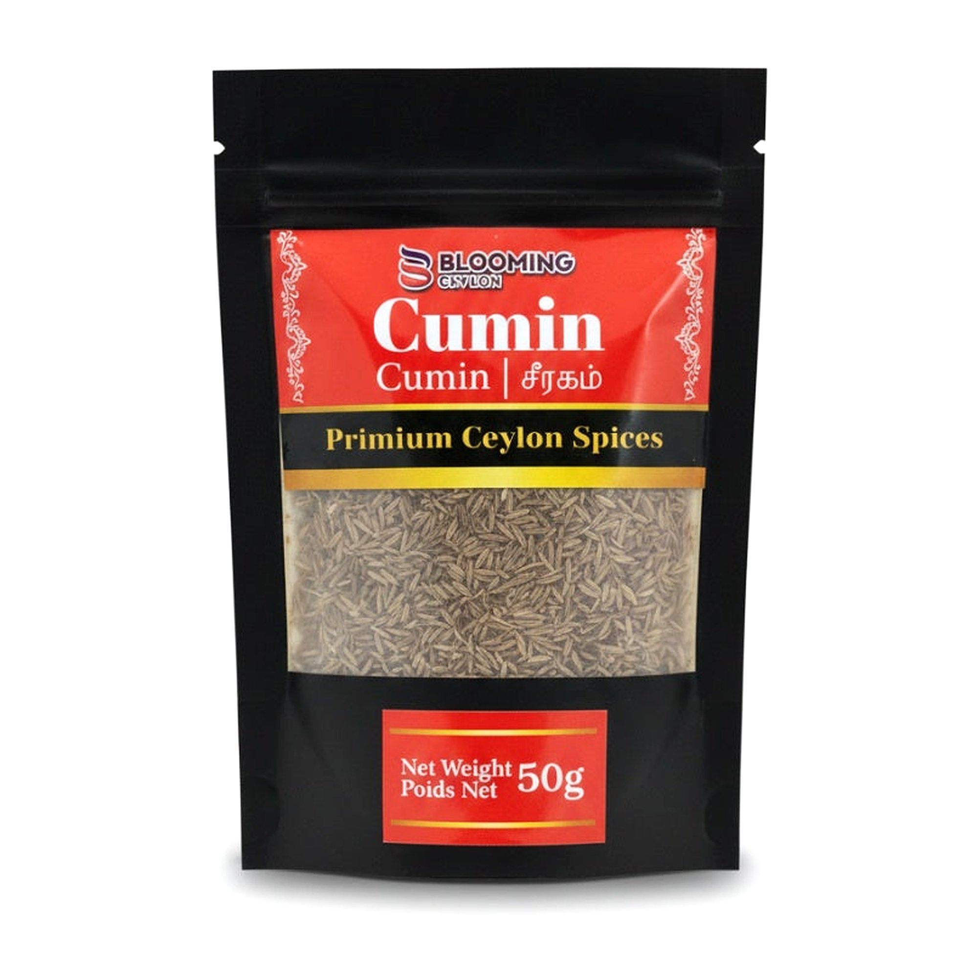 Blooming Ceylon Cumin 50G - Spices & Curry Powder - Buy Online at Thurga Grocery