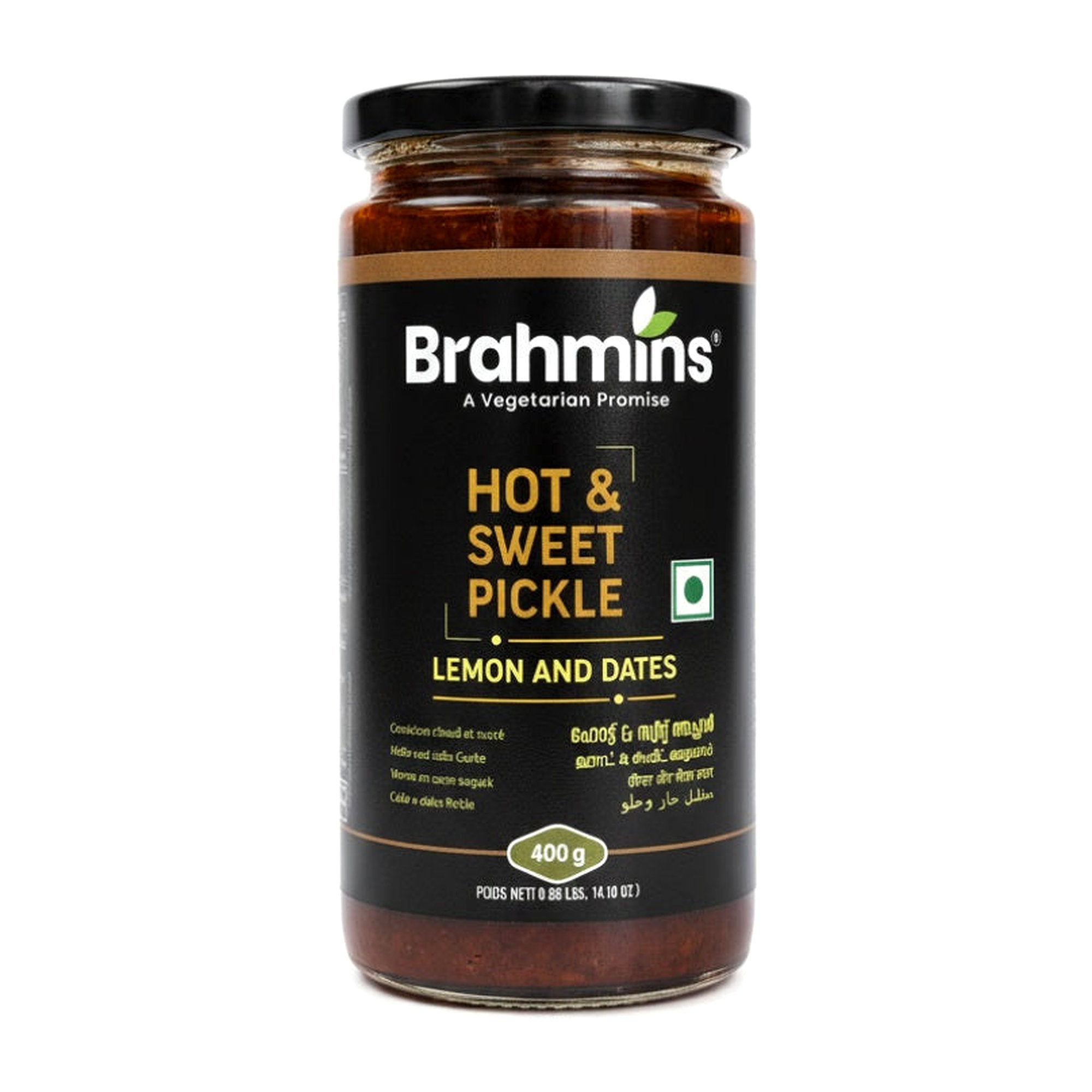 Brahmins Hot&Sweet Pickle 400G - Condiments & Pickles - Buy Online at Thurga Grocery