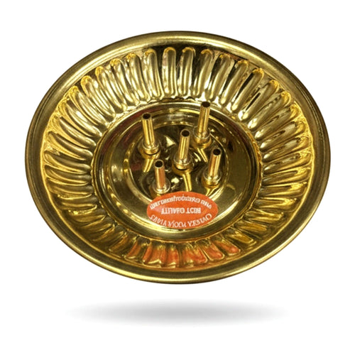 Brass Agarbatti Plate - Cooking Essential & Kitchen Appliance - Buy Online at Thurga Grocery