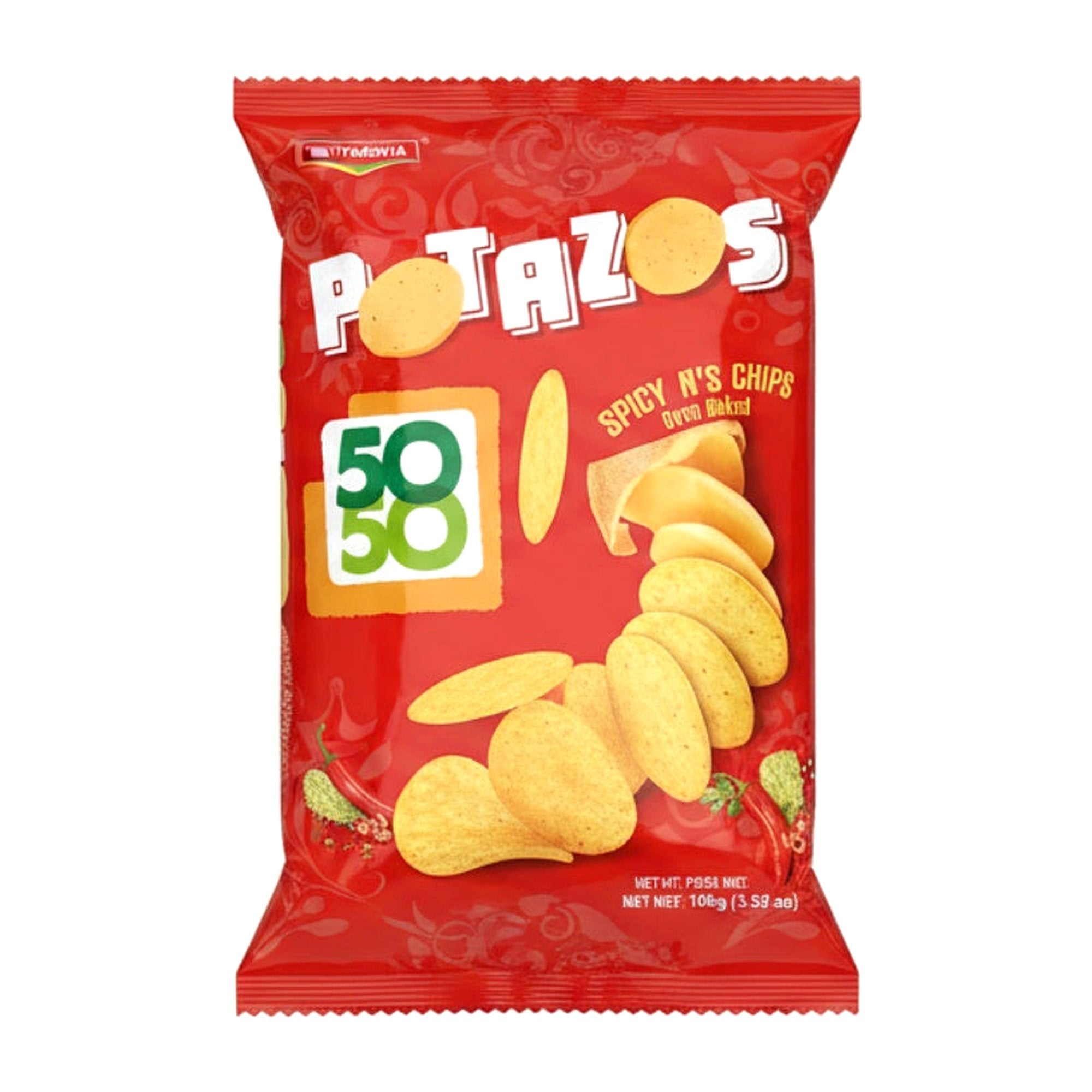 Britannia 5050 Potazos Spicy Chips 100G - Ready to Eat Foods - Buy Online at Thurga Grocery