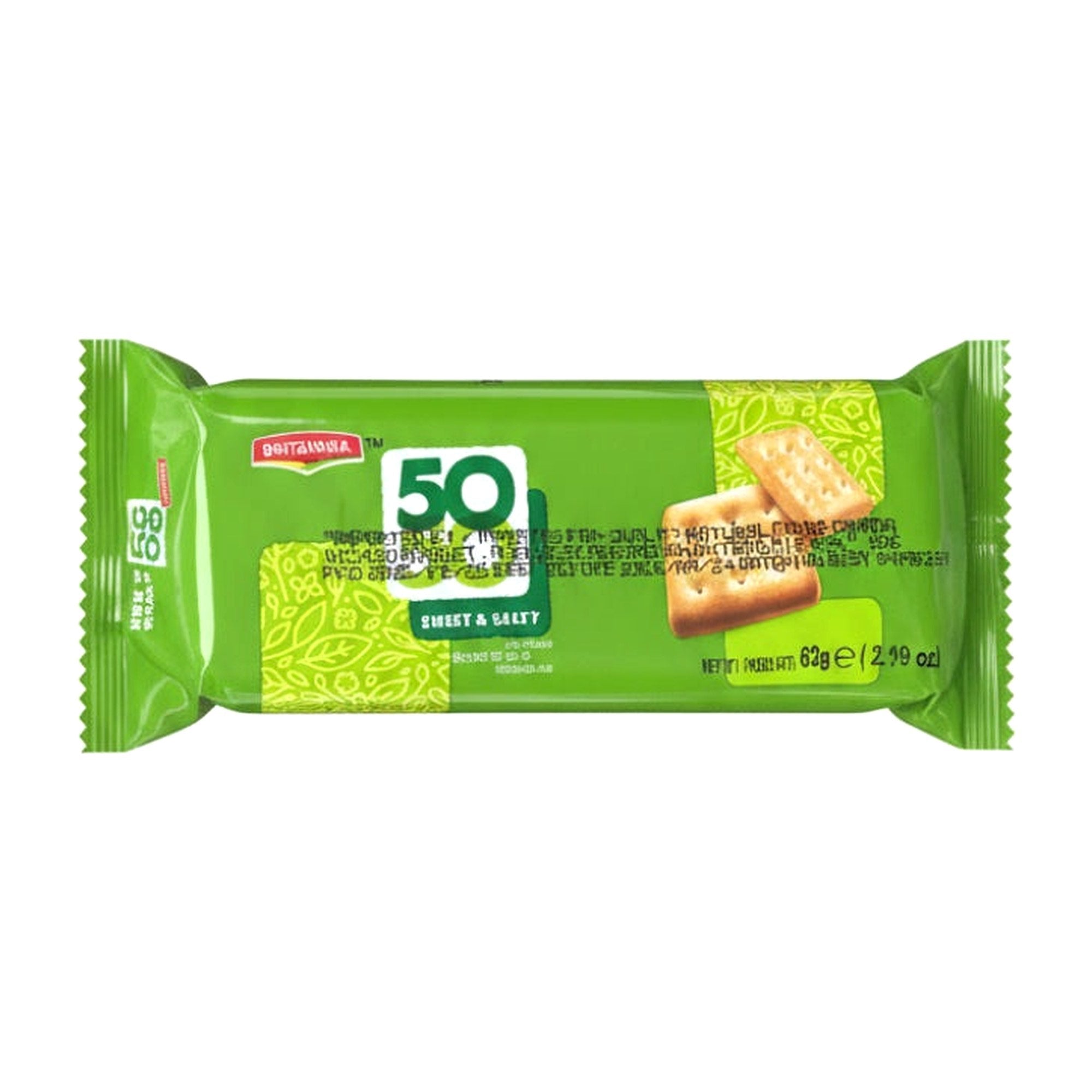 Britannia 5050 Sweet&Salty Crackers 62G - Ready to Eat Foods - Buy Online at Thurga Grocery