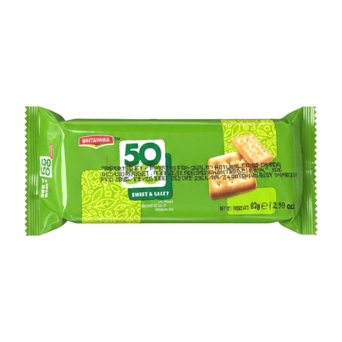 Britannia 5050 Sweet&Salty Crackers 62G - Ready to Eat Foods - Buy Online at Thurga Grocery