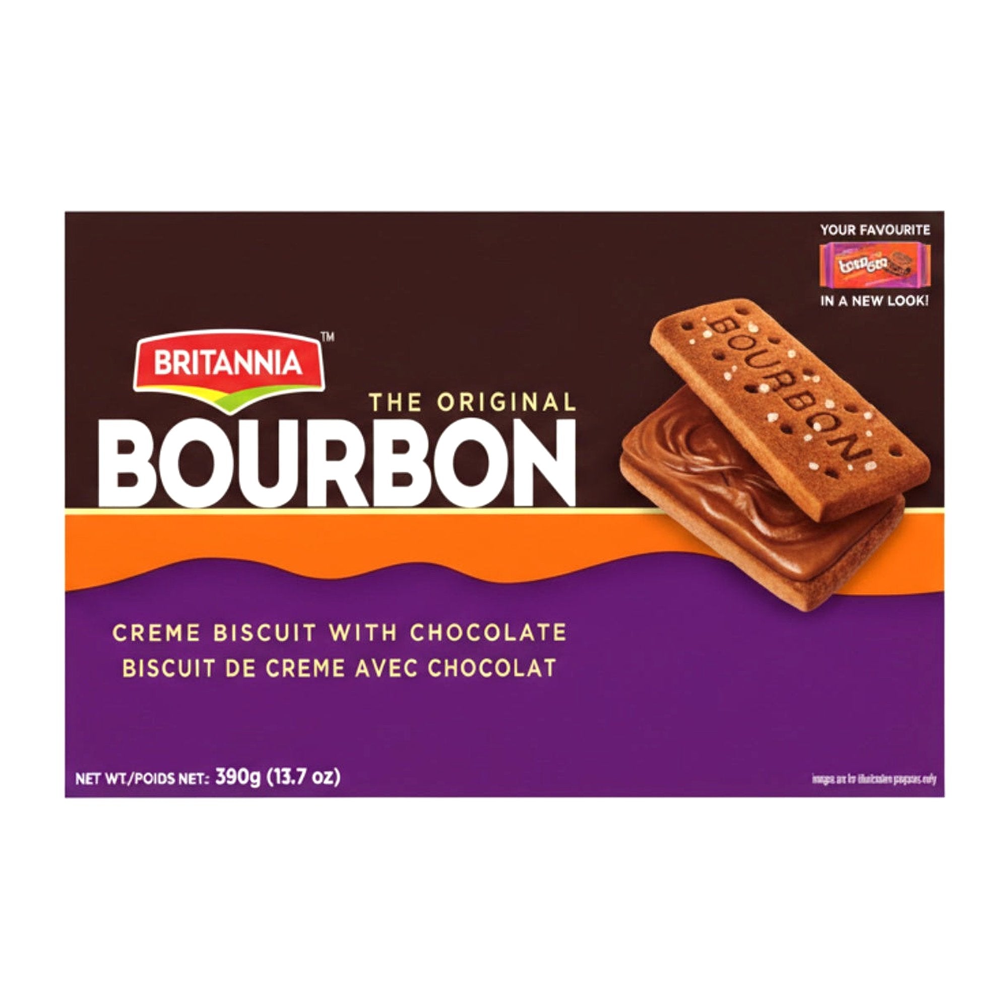 Britannia Bourbon Chocolate 390G - Ready to Eat Foods - Buy Online at Thurga Grocery