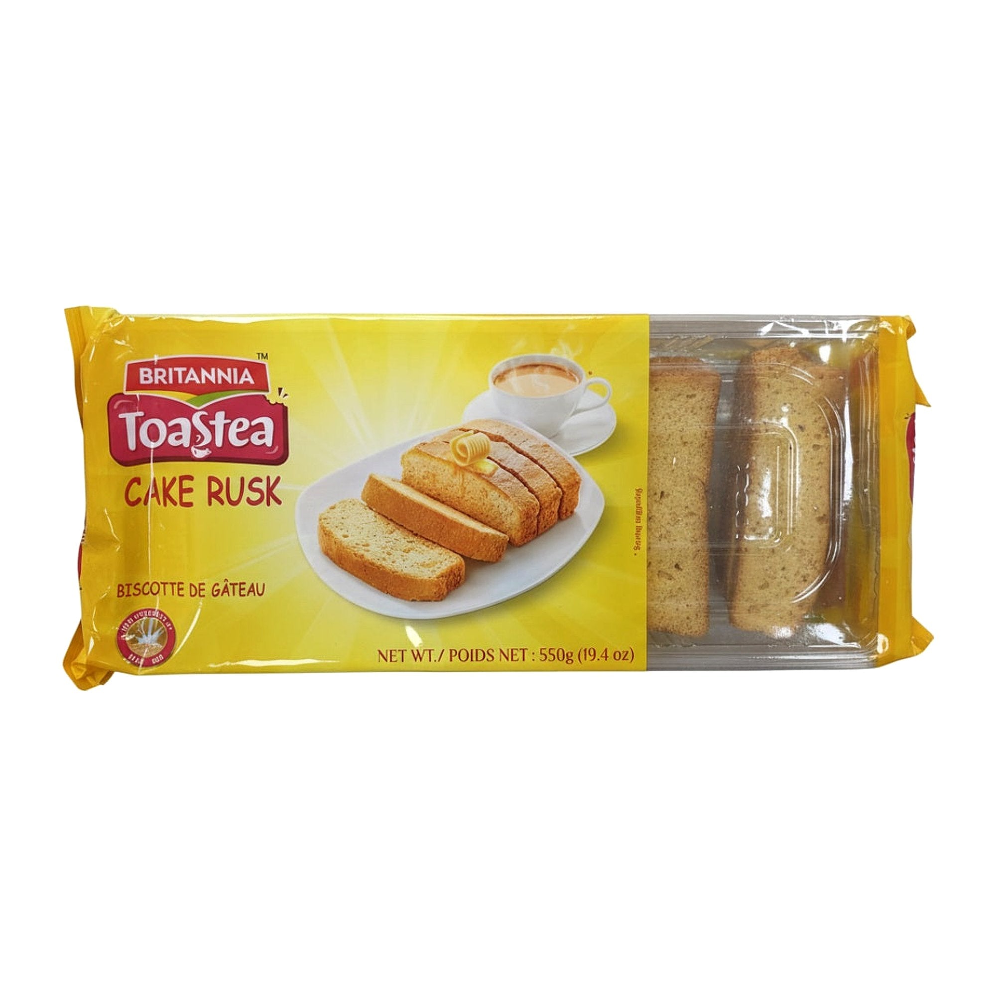Britannia Toastea Cake Rusk 550G - Ready to Eat Foods - Buy Online at Thurga Grocery