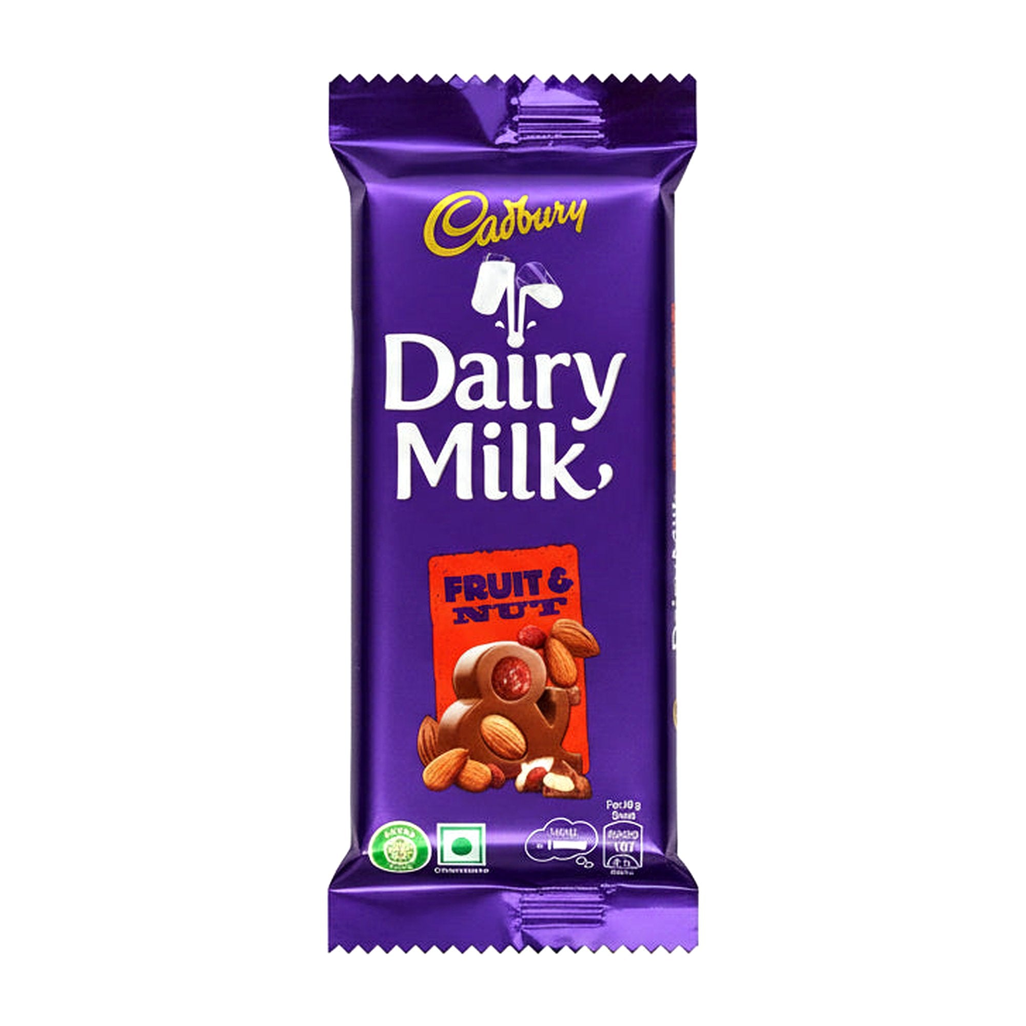 Cadbury Dairy Milk Fruit&Nut 36G - Ready to Eat Foods - Buy Online at Thurga Grocery