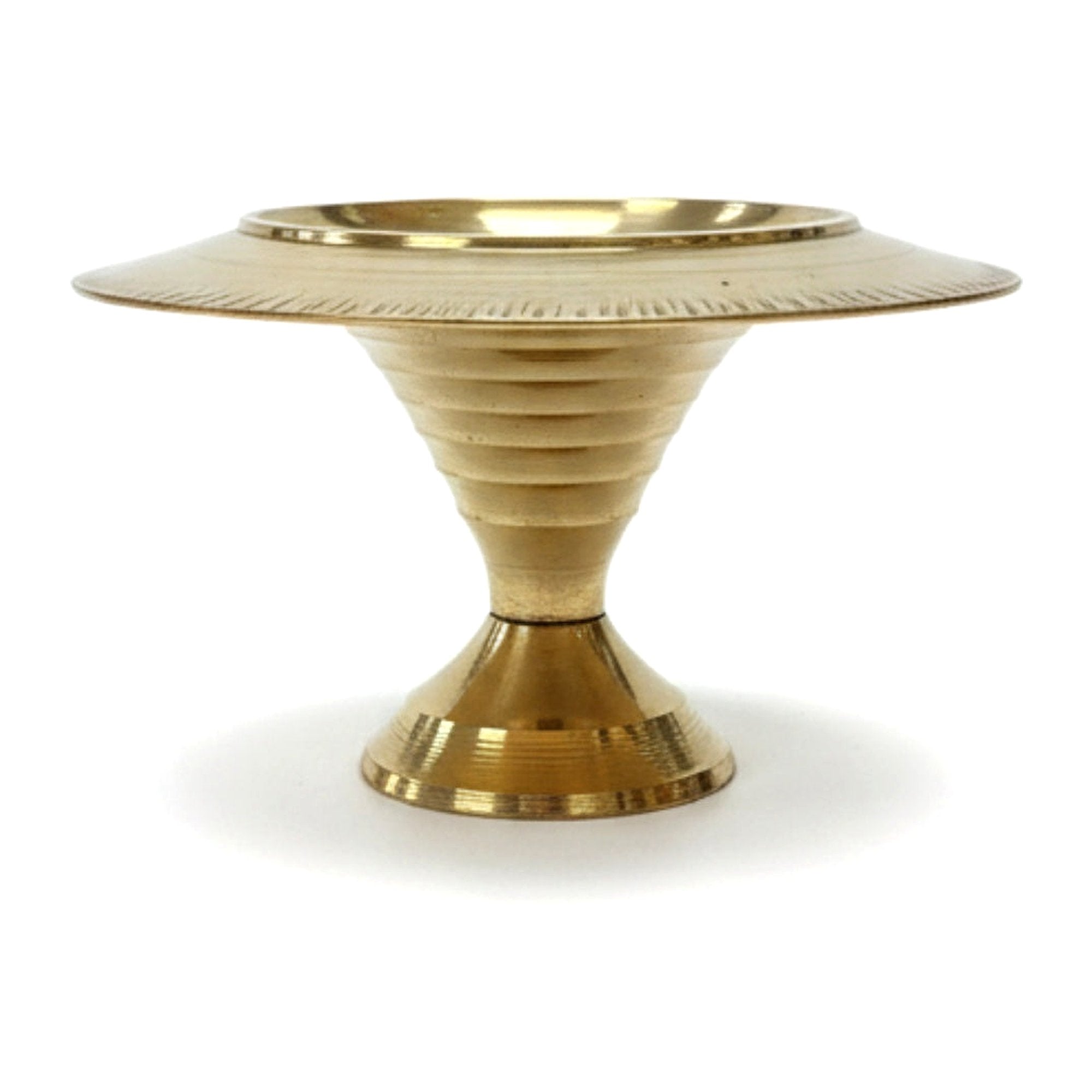 Chakra Brass Diya Oil Lamp - Cooking Essential & Kitchen Appliance - Buy Online at Thurga Grocery