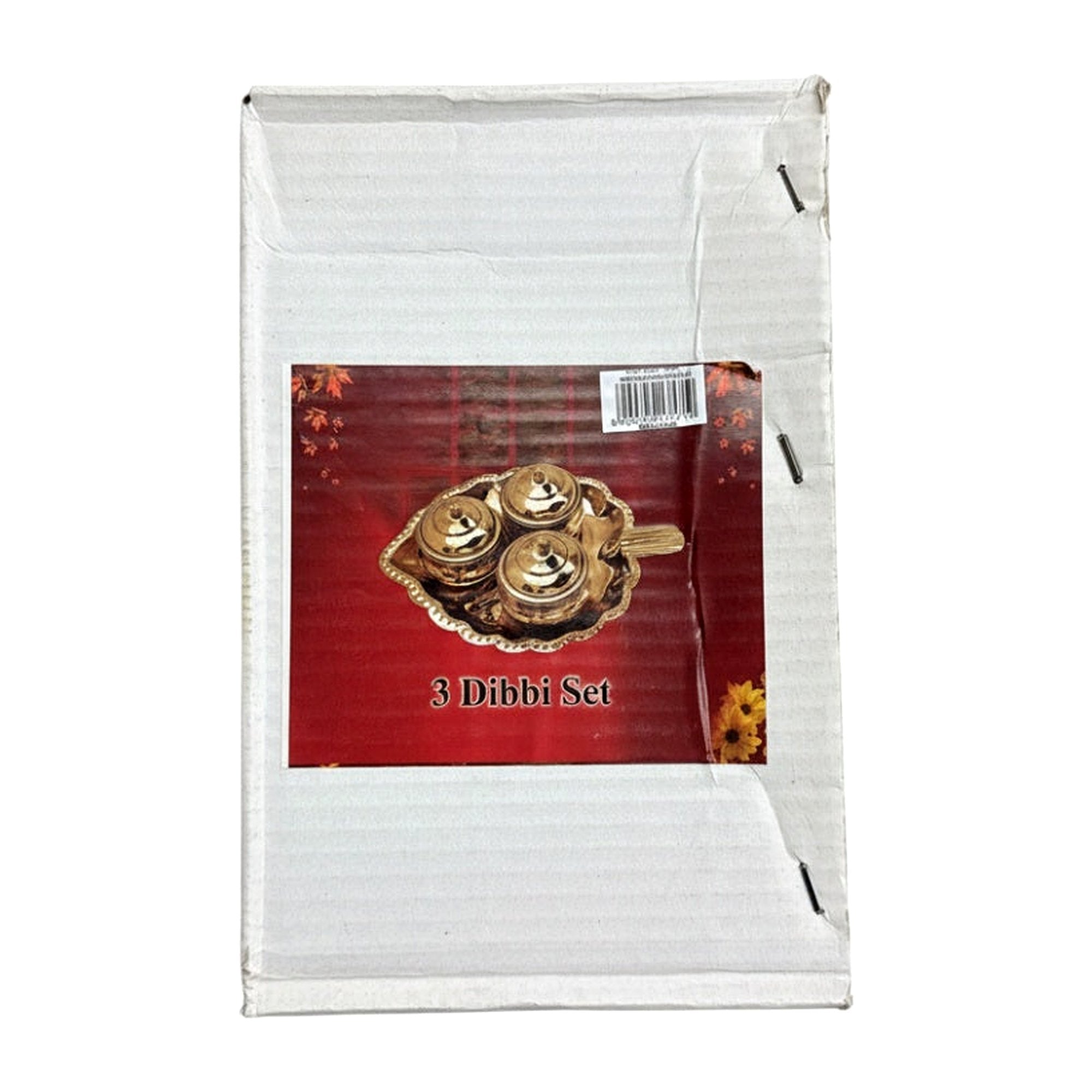 Chakra Brass Pooja Thali 3 Piece - Cooking Essential & Kitchen Appliance - Buy Online at Thurga Grocery