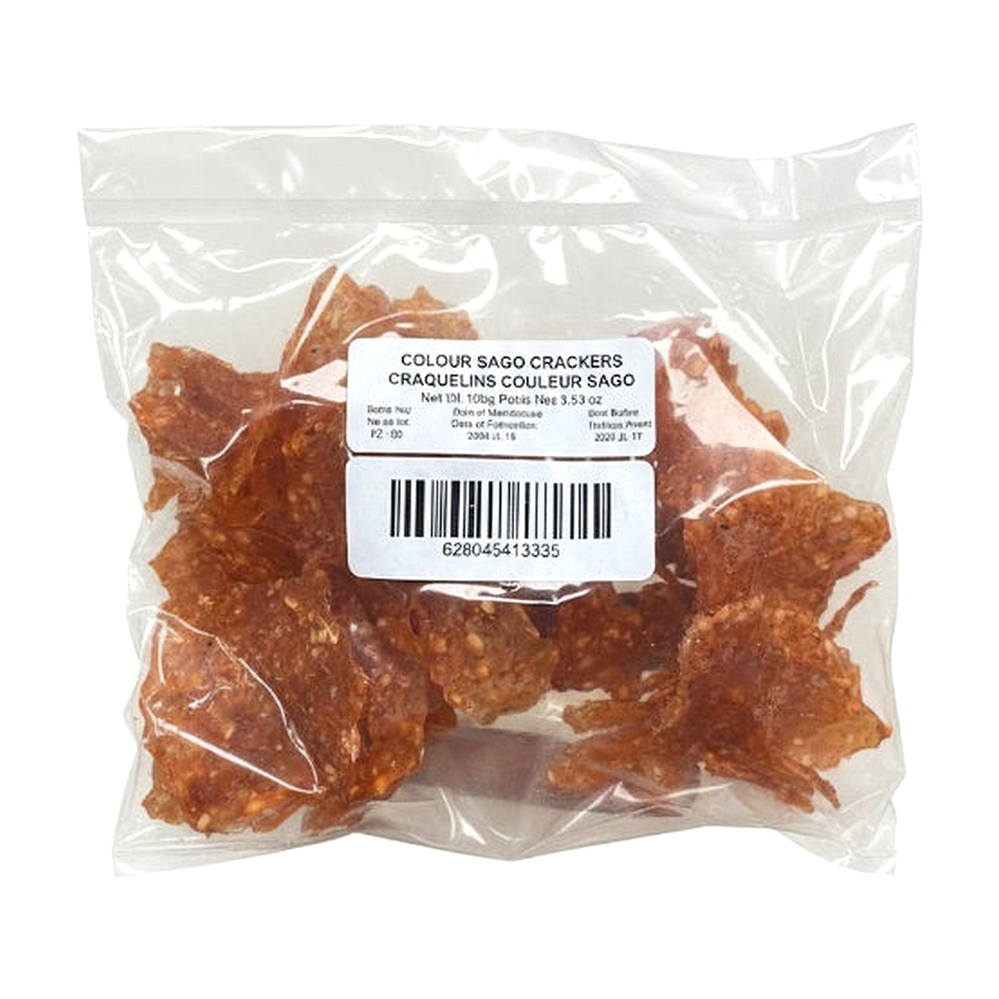 COLOUR SAGO CRACKERS 100G