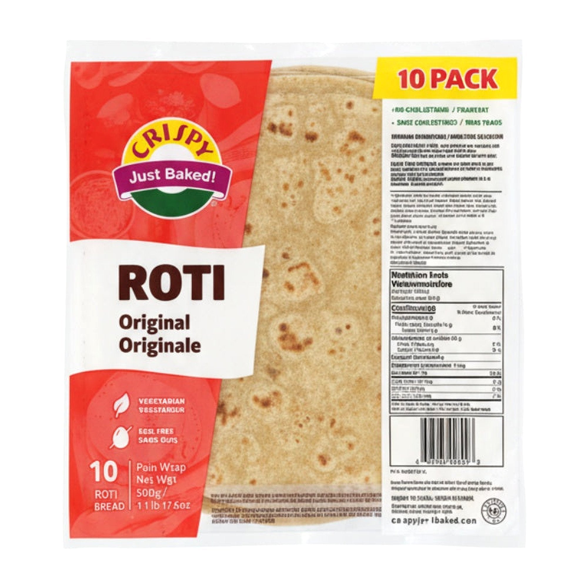 Crispy Roti Original 500G - Ready to Eat Foods - Buy Online at Thurga Grocery