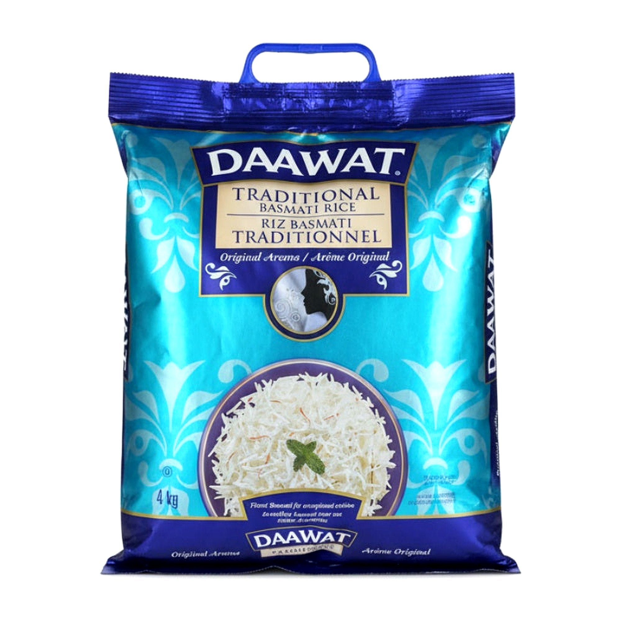 Daawat Traditional Basmati Rice 4Kg - Rice & Flours - Buy Online at Thurga Grocery
