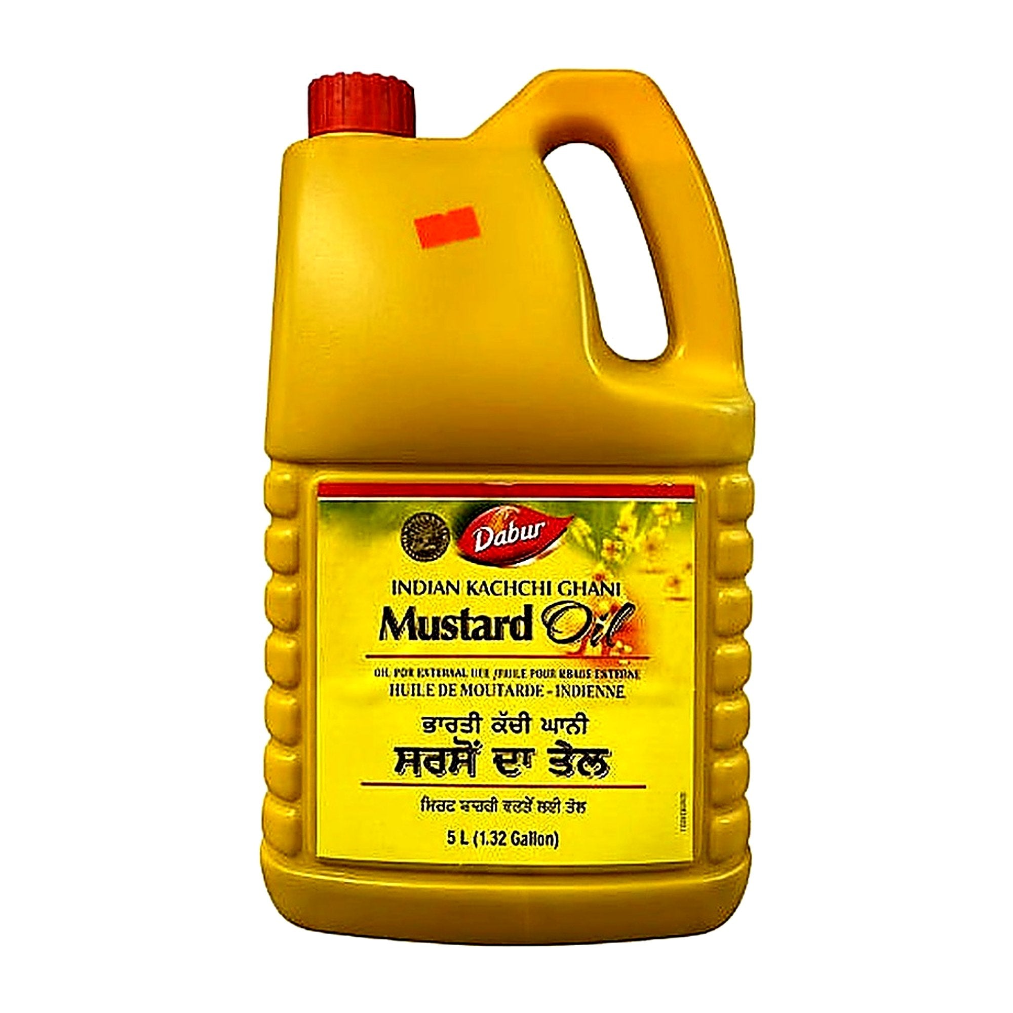 Dabur Mustard Oil 5L - Cooking Essential & Kitchen Appliance - Buy Online at Thurga Grocery