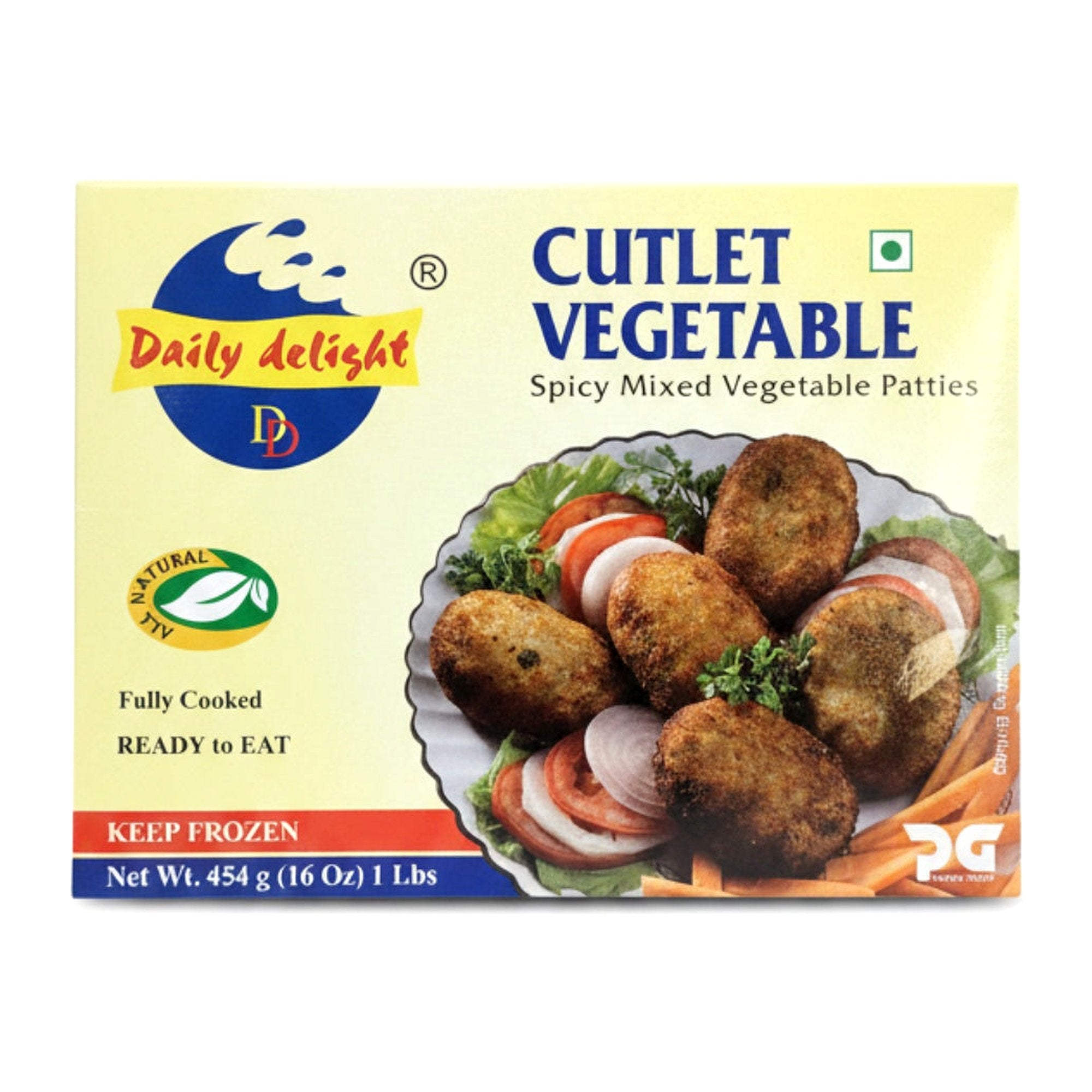 Daily Delight Cutlet Vege 454G - Frozen - Buy Online at Thurga Grocery