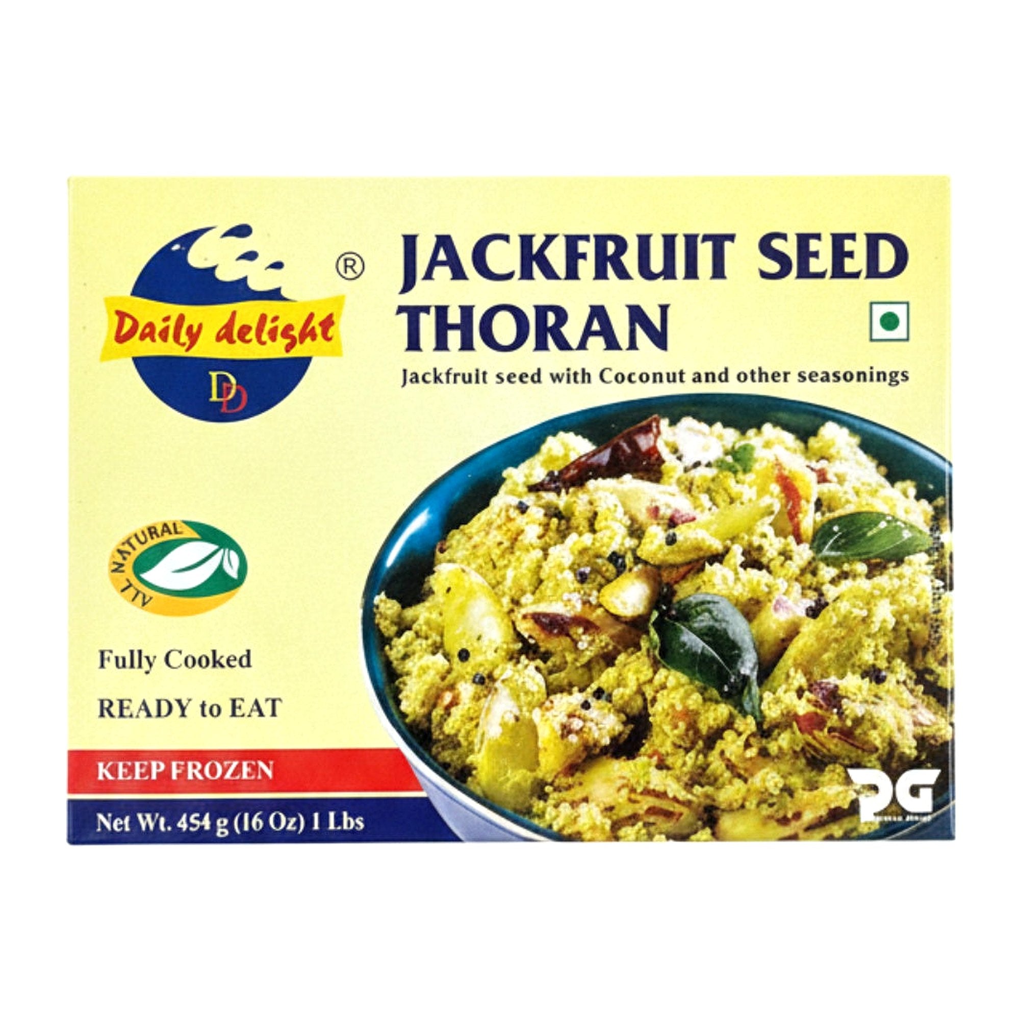 Daily Delight Jackfruit Seed Thoran 454G - Frozen - Buy Online at Thurga Grocery