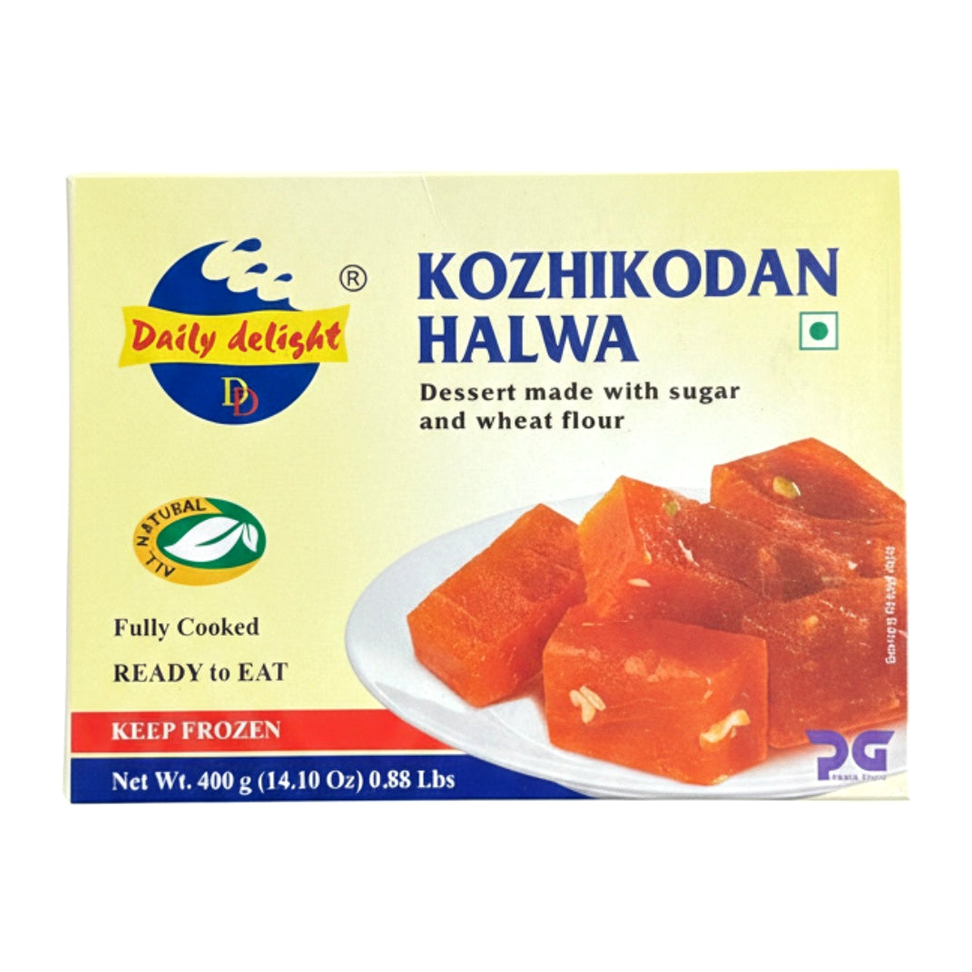 Daily Delight Kozhikodan Halwa 400G - Frozen - Buy Online at Thurga Grocery