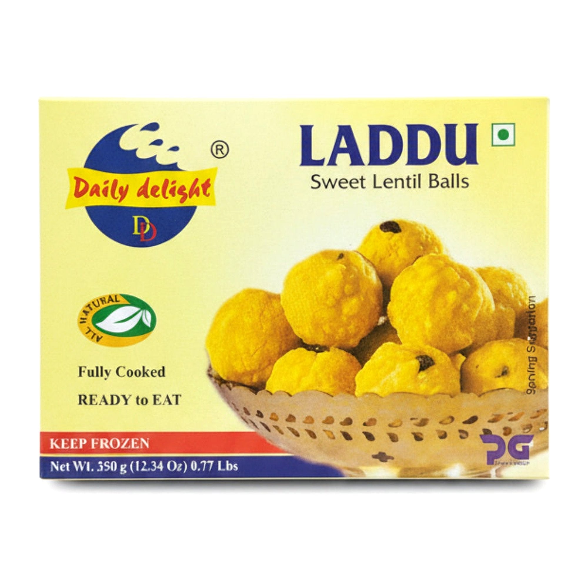 Daily Delight Laddu 350G - Frozen - Buy Online at Thurga Grocery