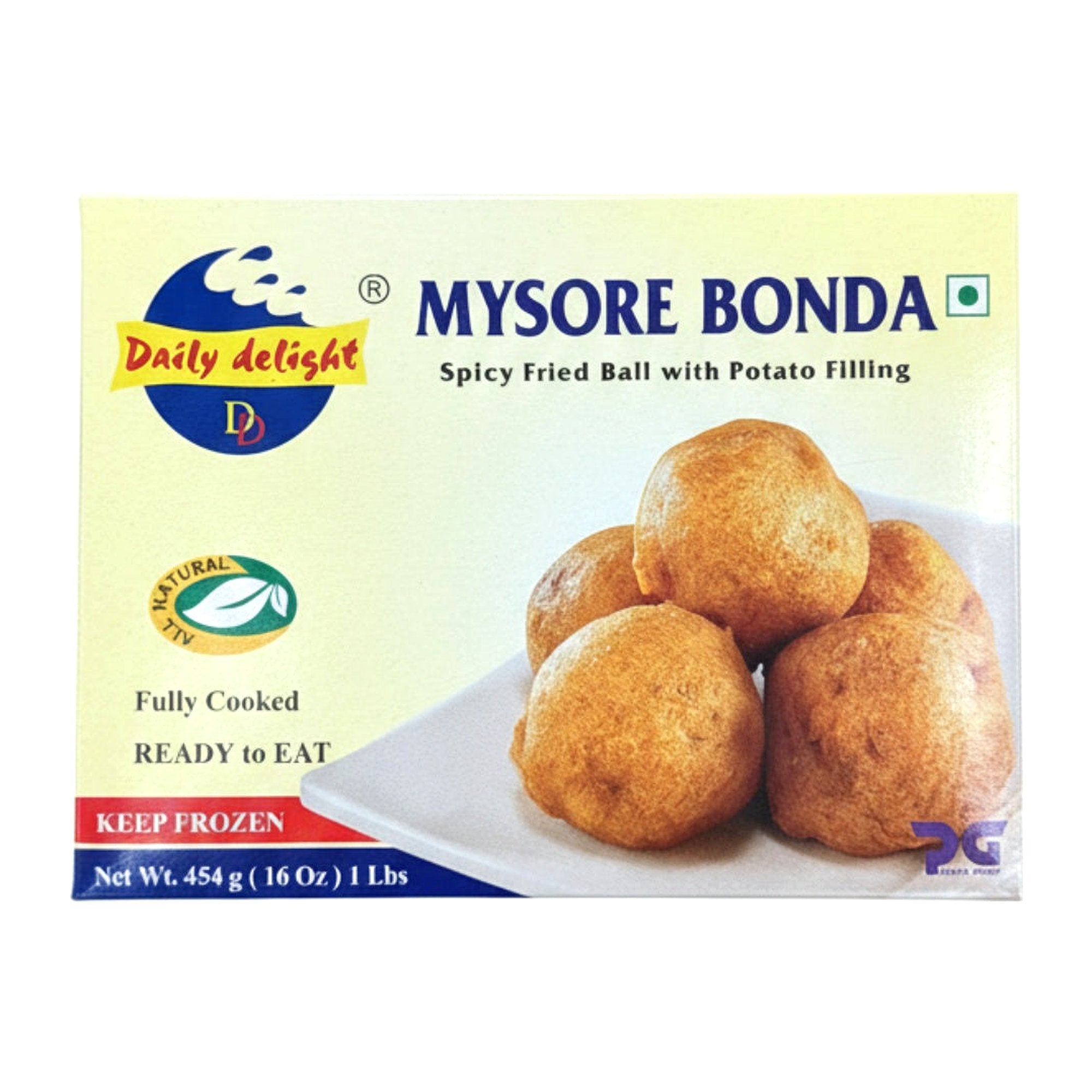 Daily Delight Mysore Bonda 454G - Frozen - Buy Online at Thurga Grocery