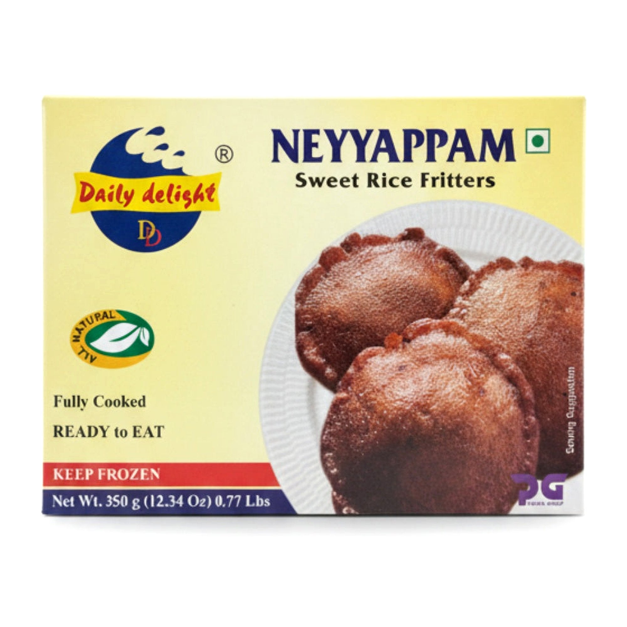 Daily Delight Neyyappam 350G - Frozen - Buy Online at Thurga Grocery