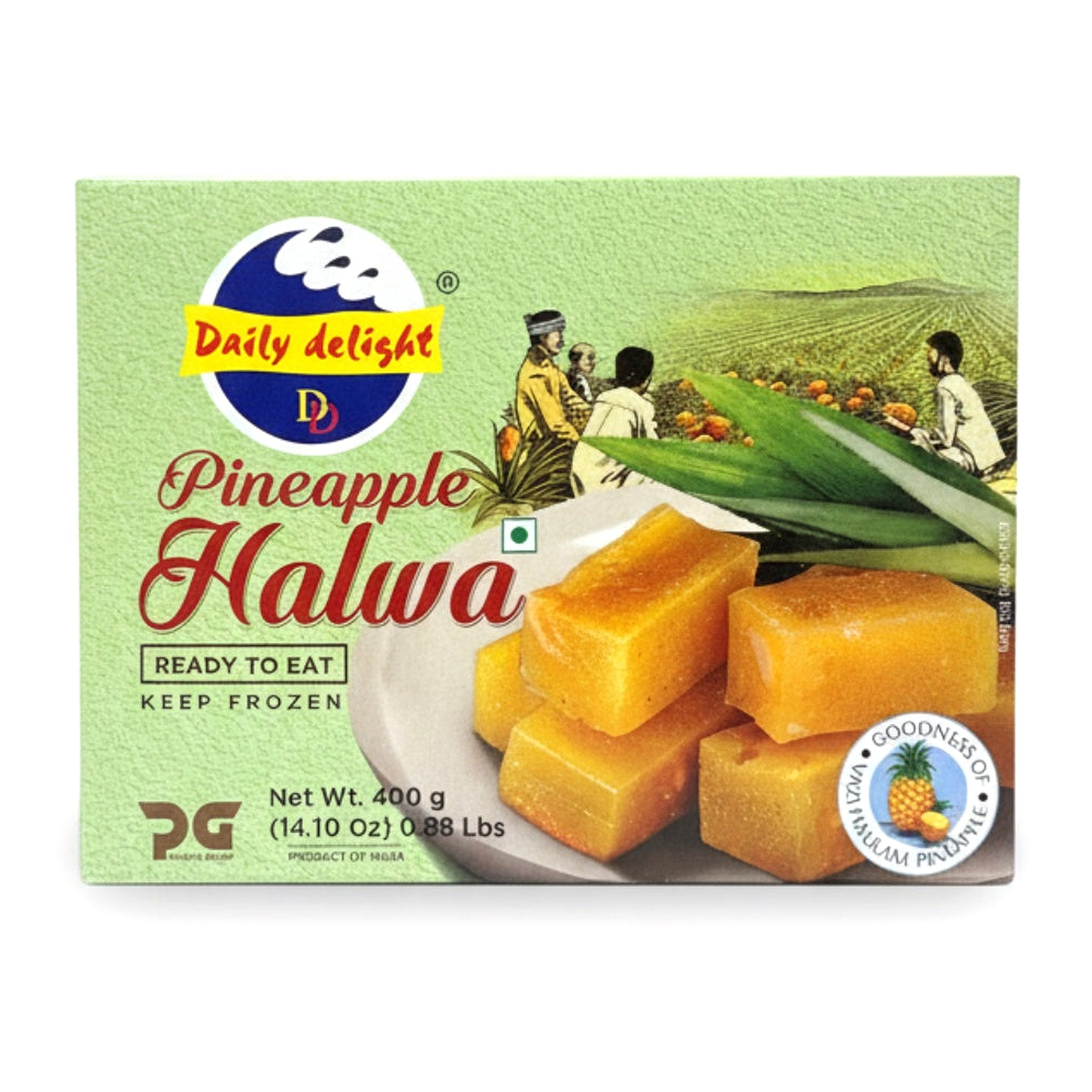 Daily Delight Pineapple Halwa 400G - Frozen - Buy Online at Thurga Grocery