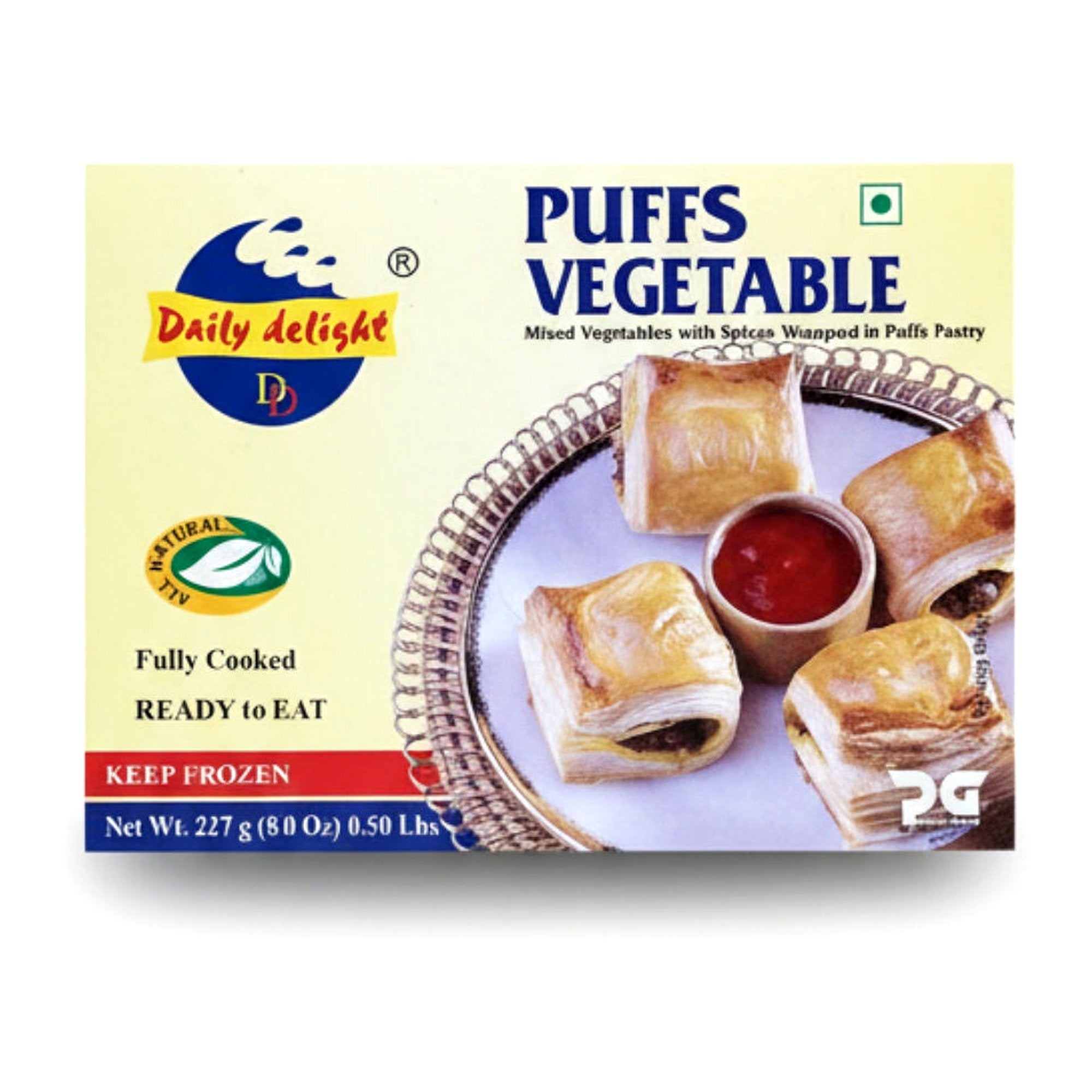 DAILY DELIGHT PUFFS VEGETABLE 227G