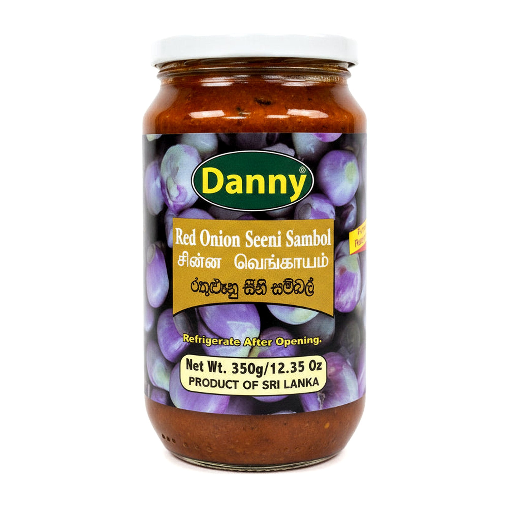 Danny Red Onion Seeni Sambol 350G - Condiments & Pickles - Buy Online at Thurga Grocery