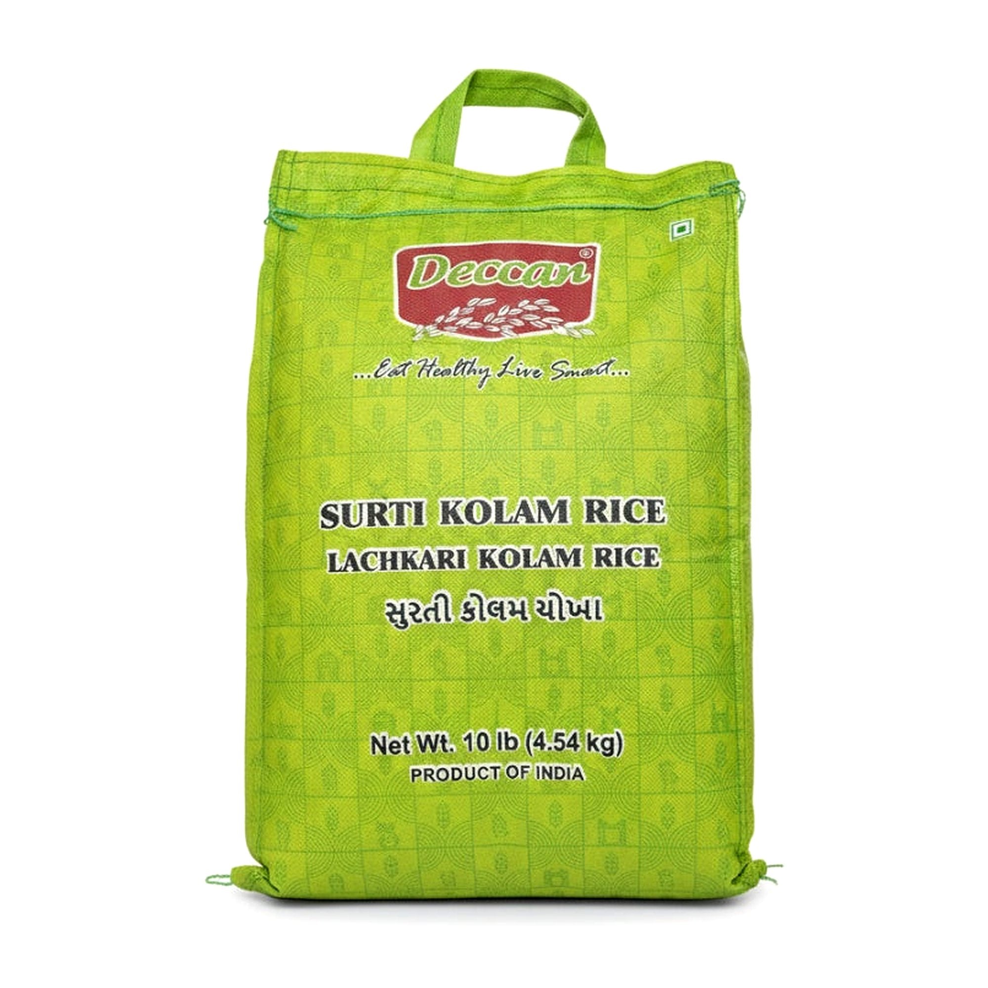Deccan Surti Kolam Rice 10Lb - Rice & Flours - Buy Online at Thurga Grocery