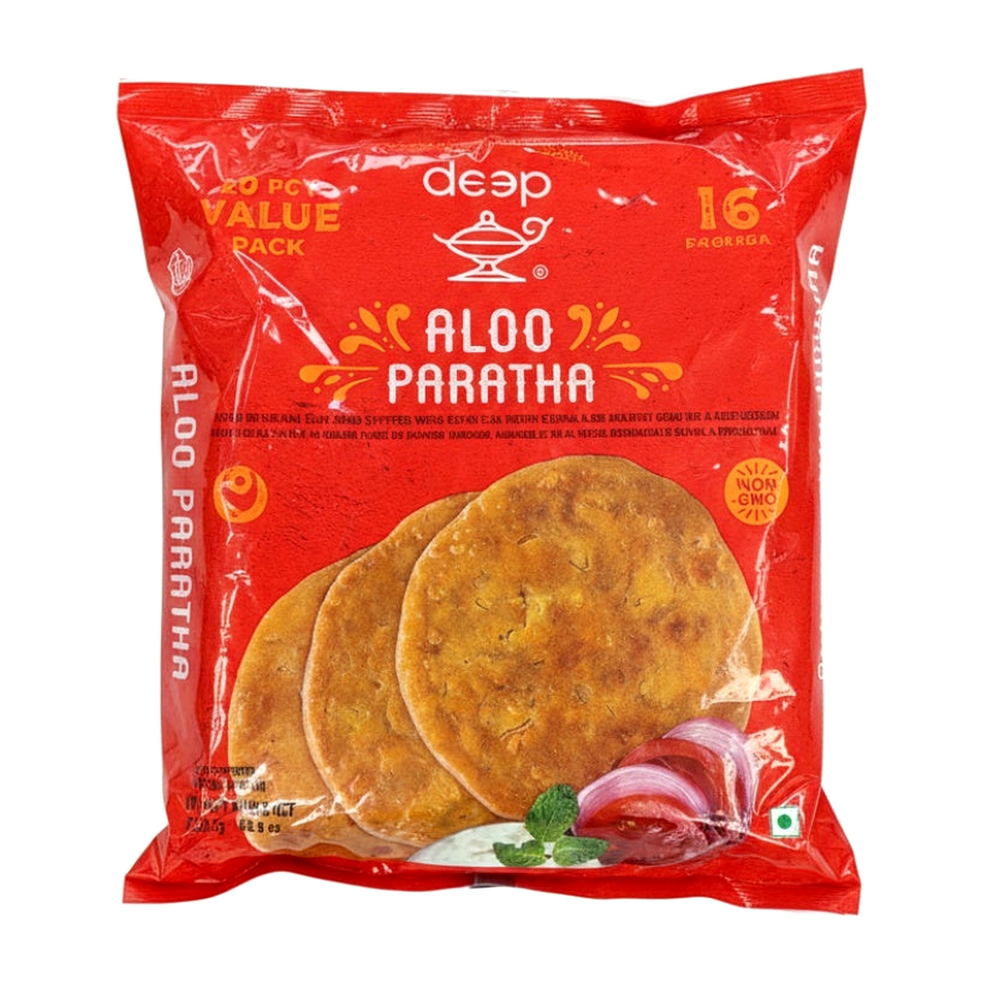 Deep Aloo Paratha 1.52Kg - Frozen - Buy Online at Thurga Grocery