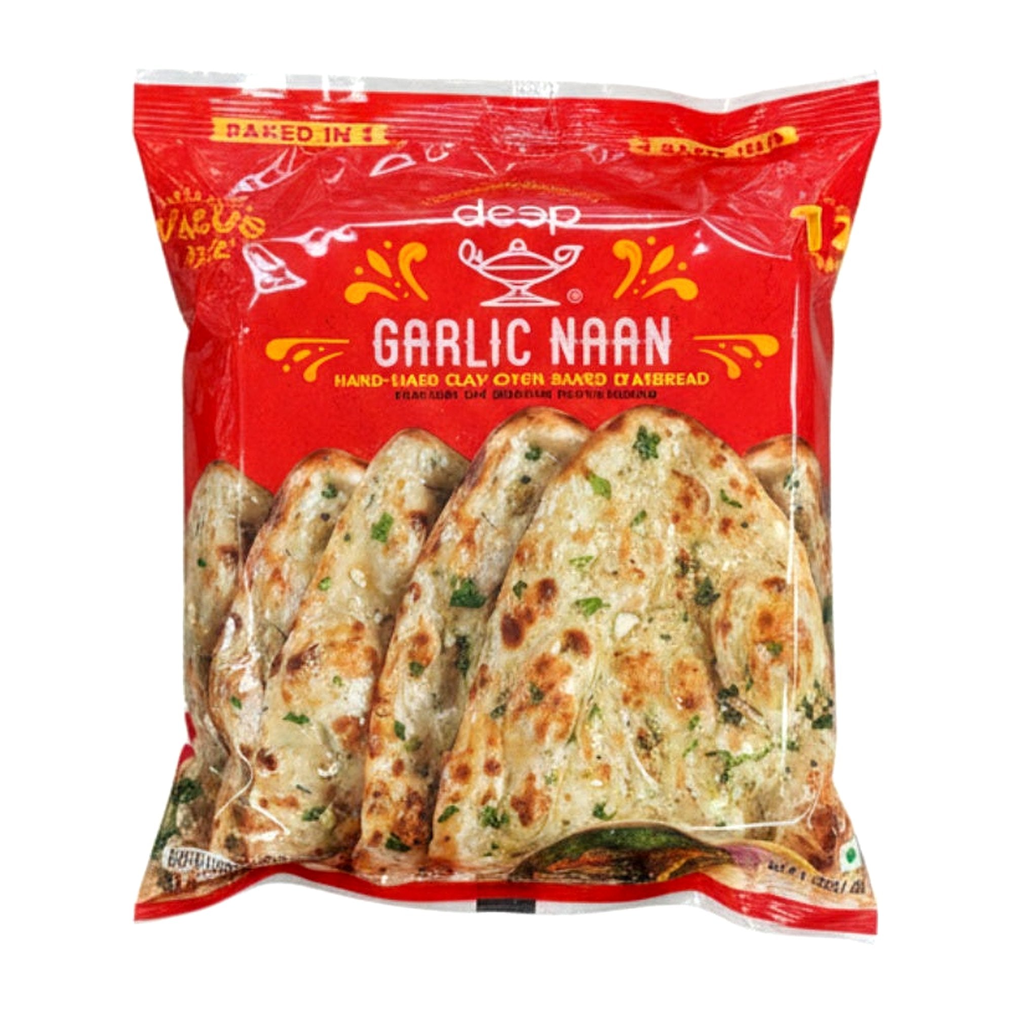 Deep Garlic Naan 900G - Frozen - Buy Online at Thurga Grocery