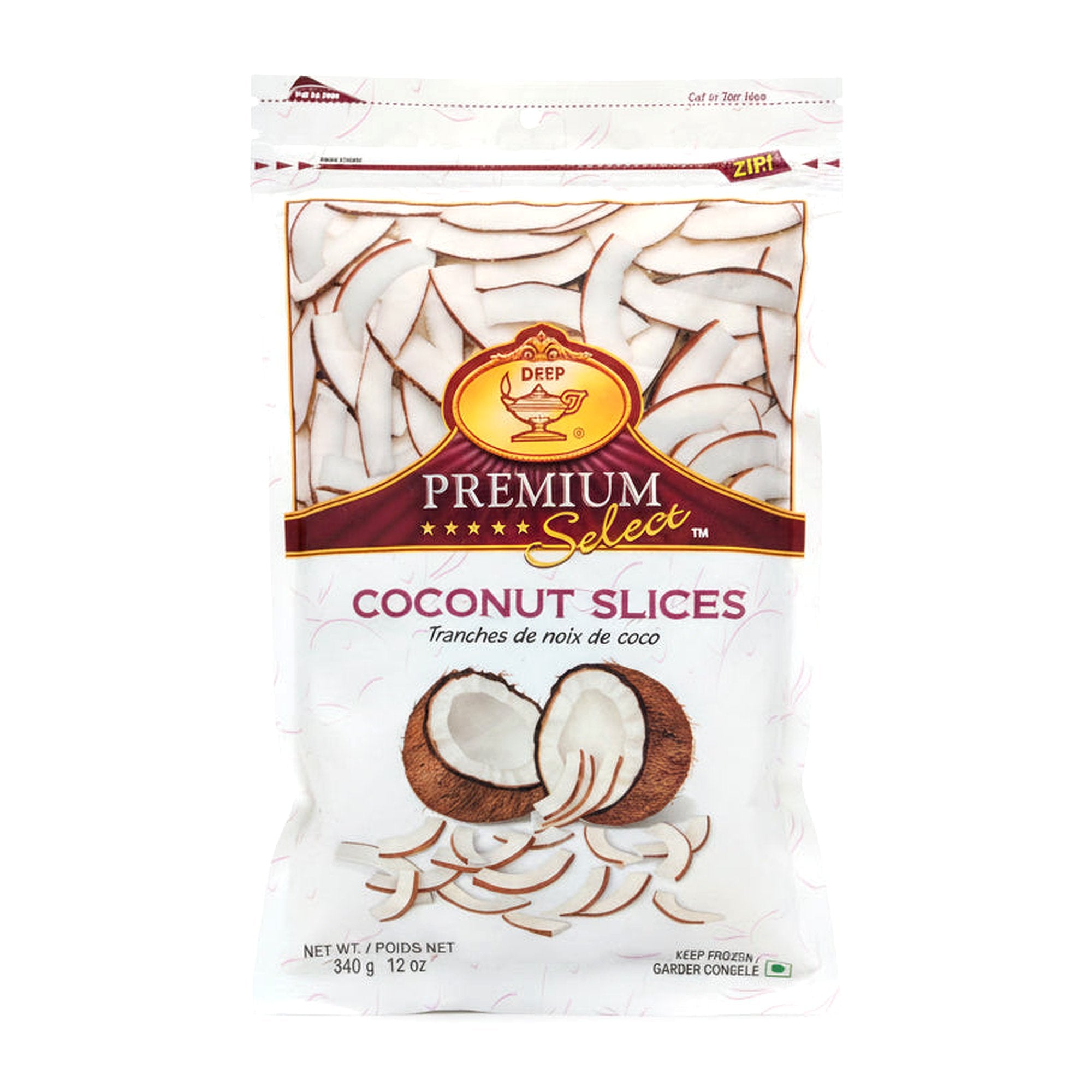 Deep Premium Coconut Slices 340G - Cooking Essential & Kitchen Appliance, Frozen - Buy Online at Thurga Grocery