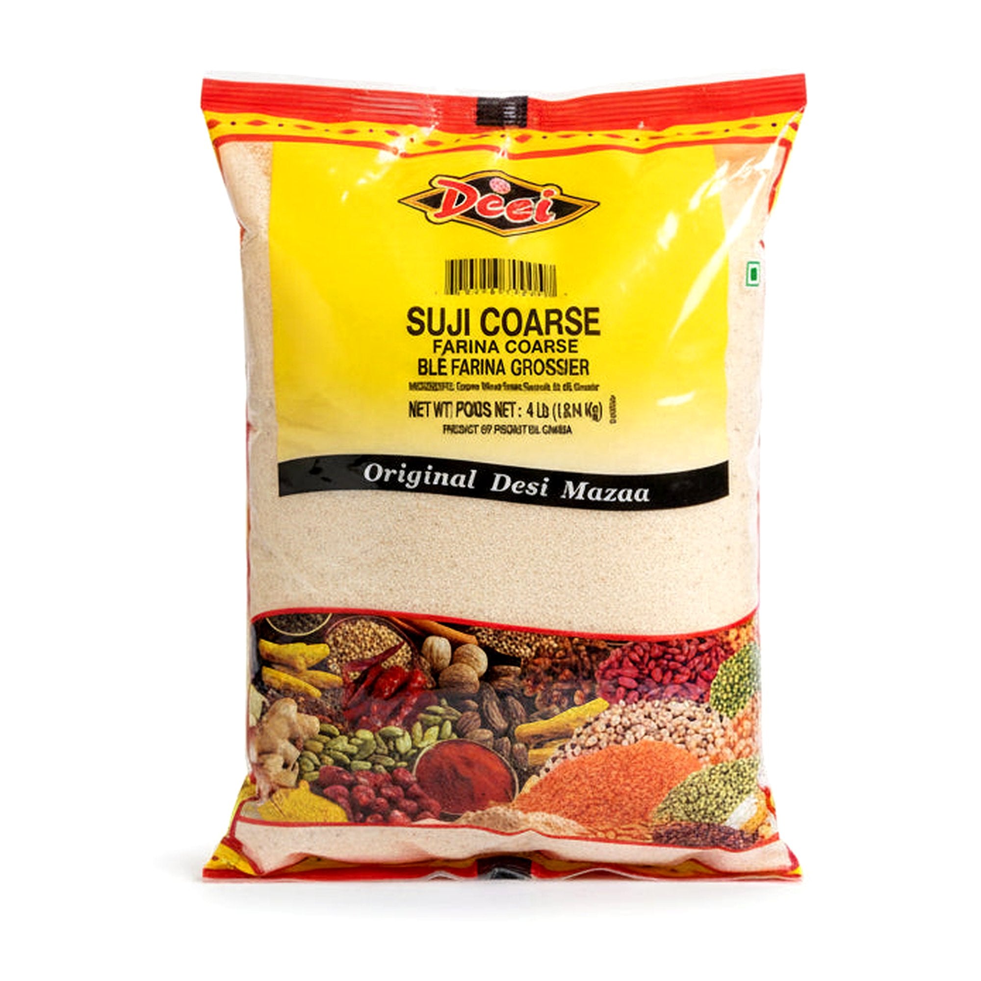 Desi Suji Coarse 4Lb - Rice & Flours - Buy Online at Thurga Grocery