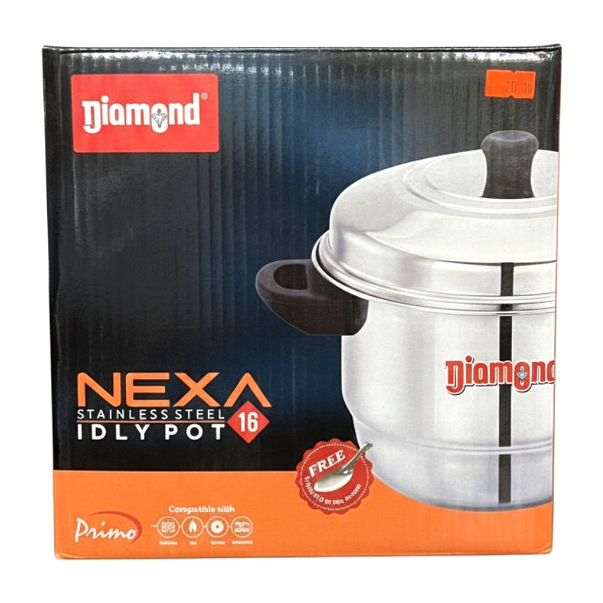 Diamond Nexa Stainless Steel Idly Pot - Cooking Essential & Kitchen Appliance - Buy Online at Thurga Grocery