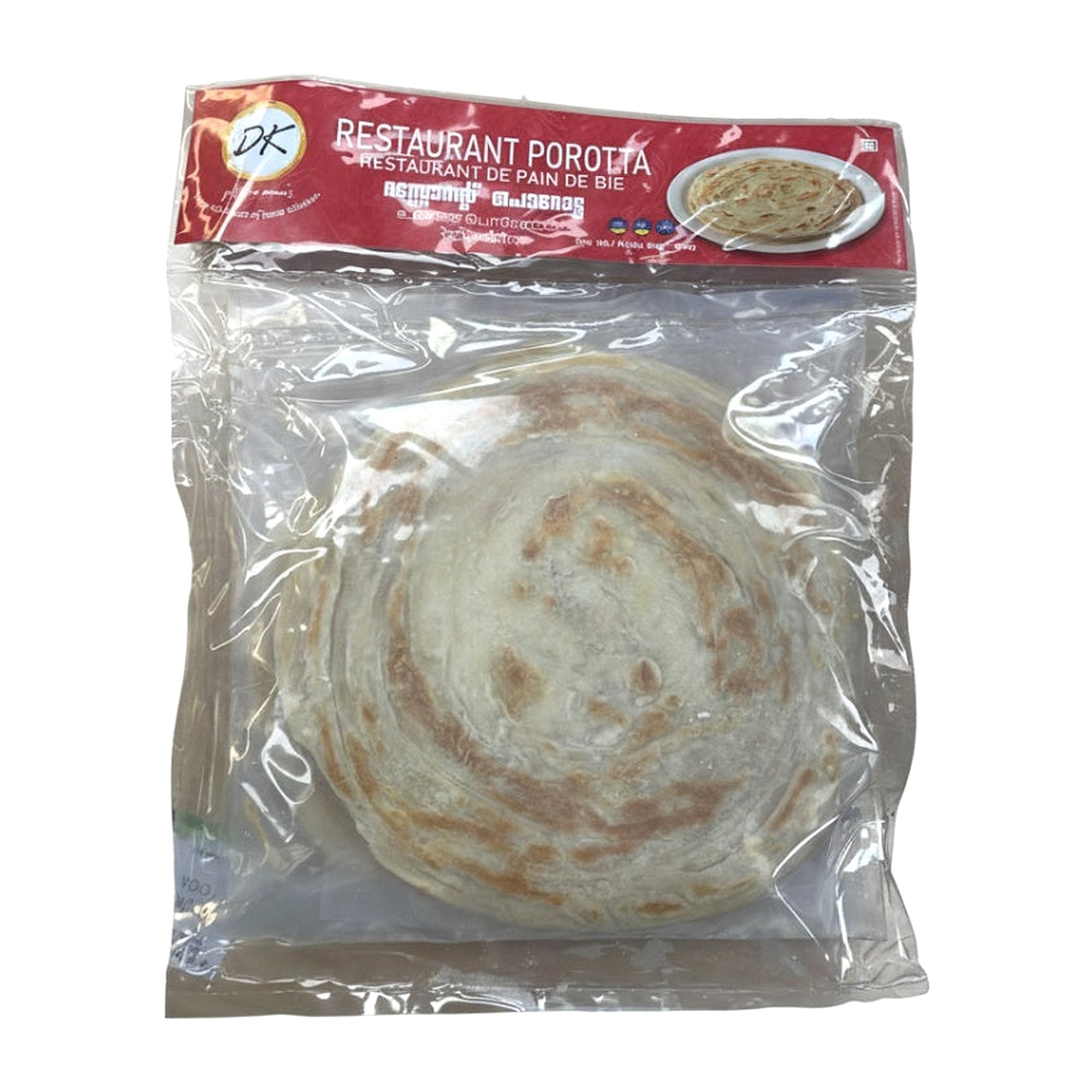 Dk Restaurant Porotta 908G - Frozen - Buy Online at Thurga Grocery