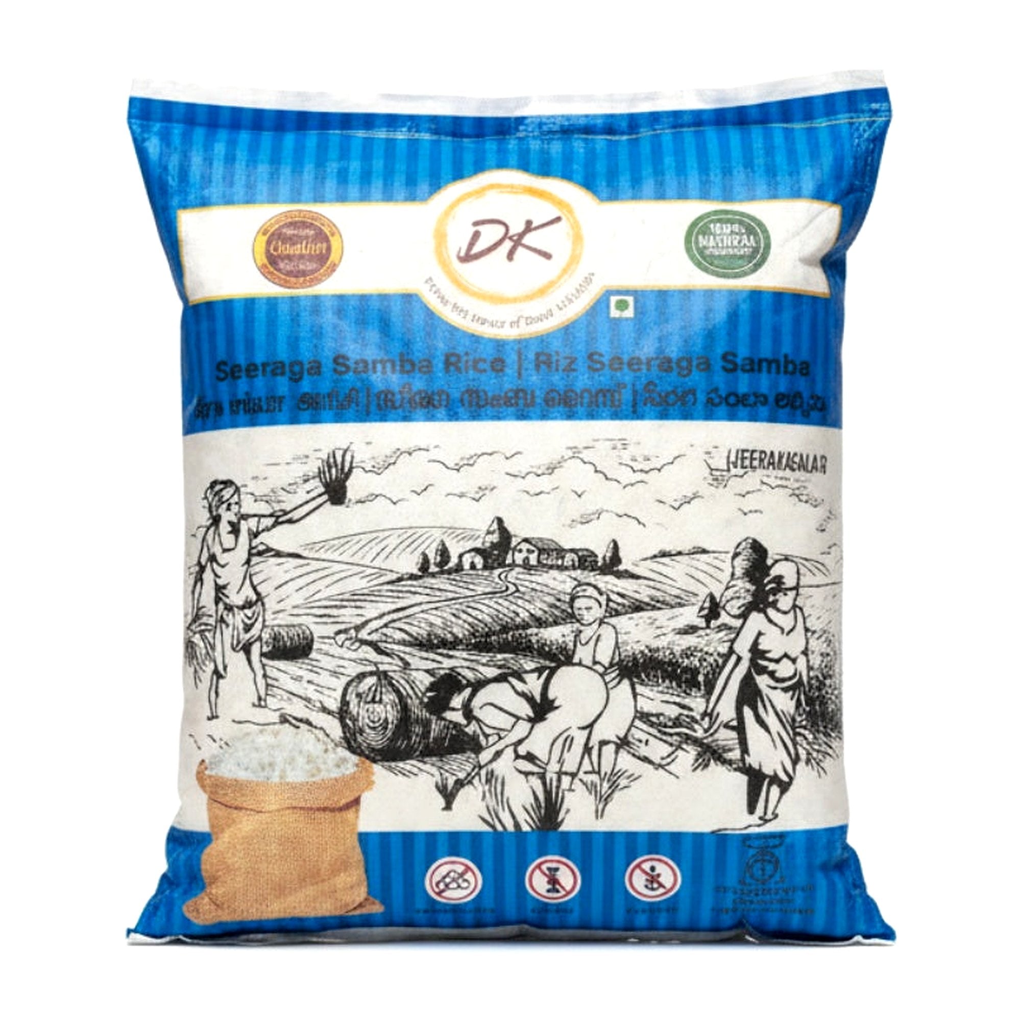 Dk Seeraga Samba Rice 20Lb - Rice & Flours - Buy Online at Thurga Grocery