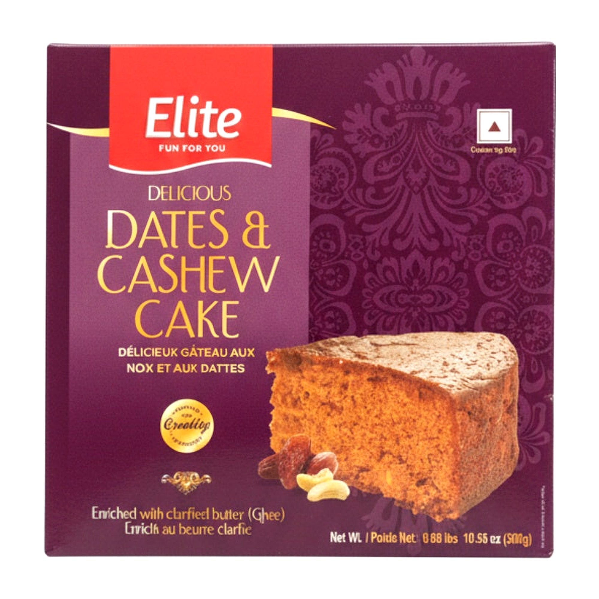 Elite Dates & Cashew Cake 300G - Ready to Eat Foods - Buy Online at Thurga Grocery